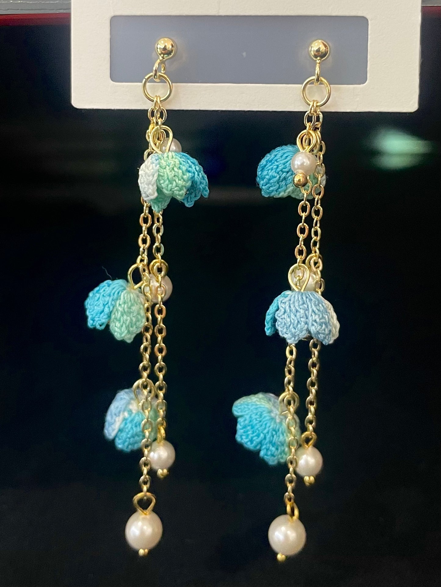Lily of the Valley Earrings (Chain)