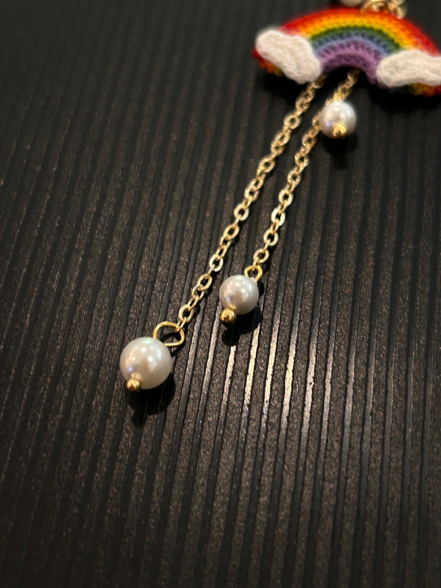 Rainbow Earrings (Pearl)