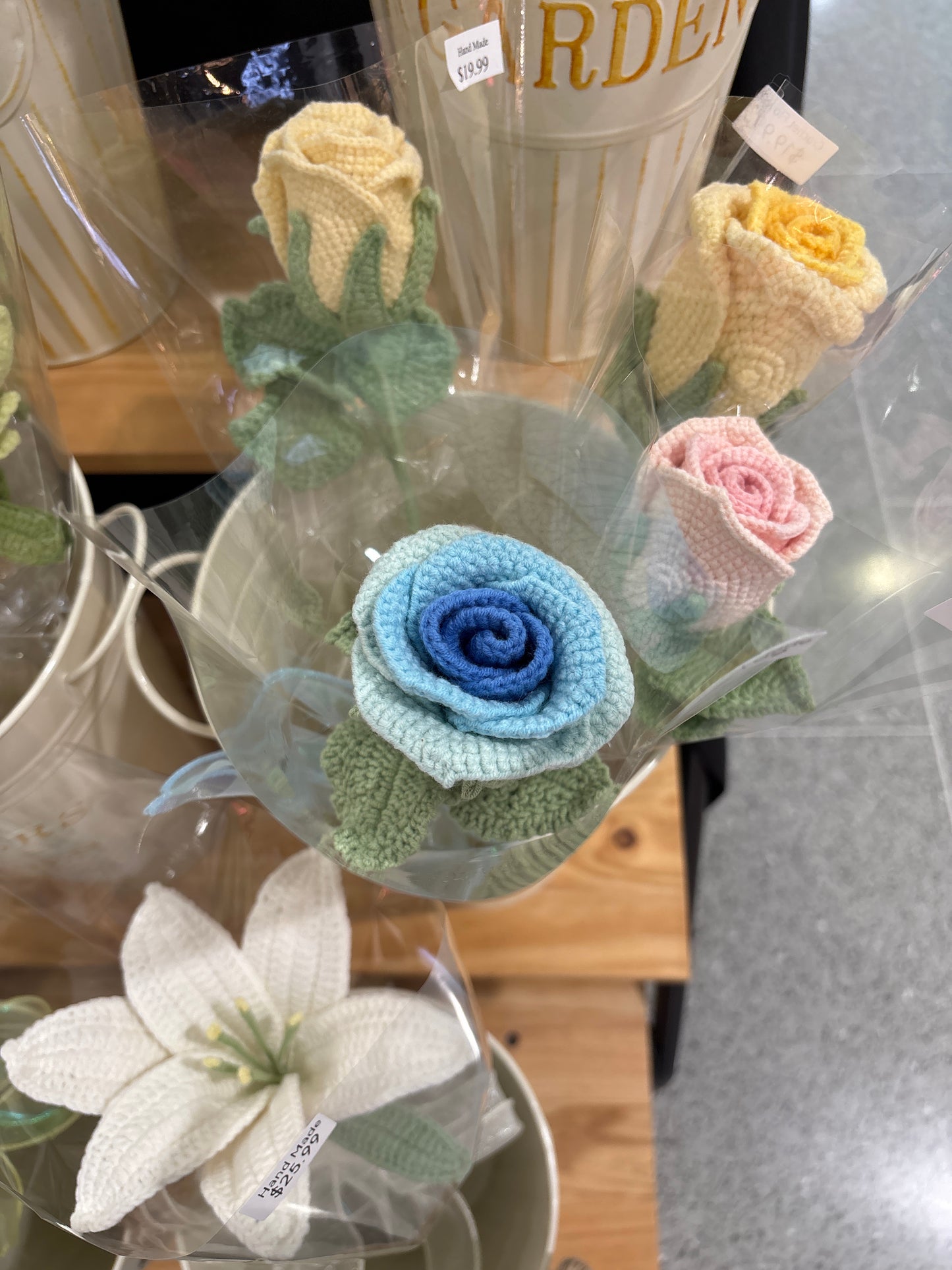handmade crochet rose