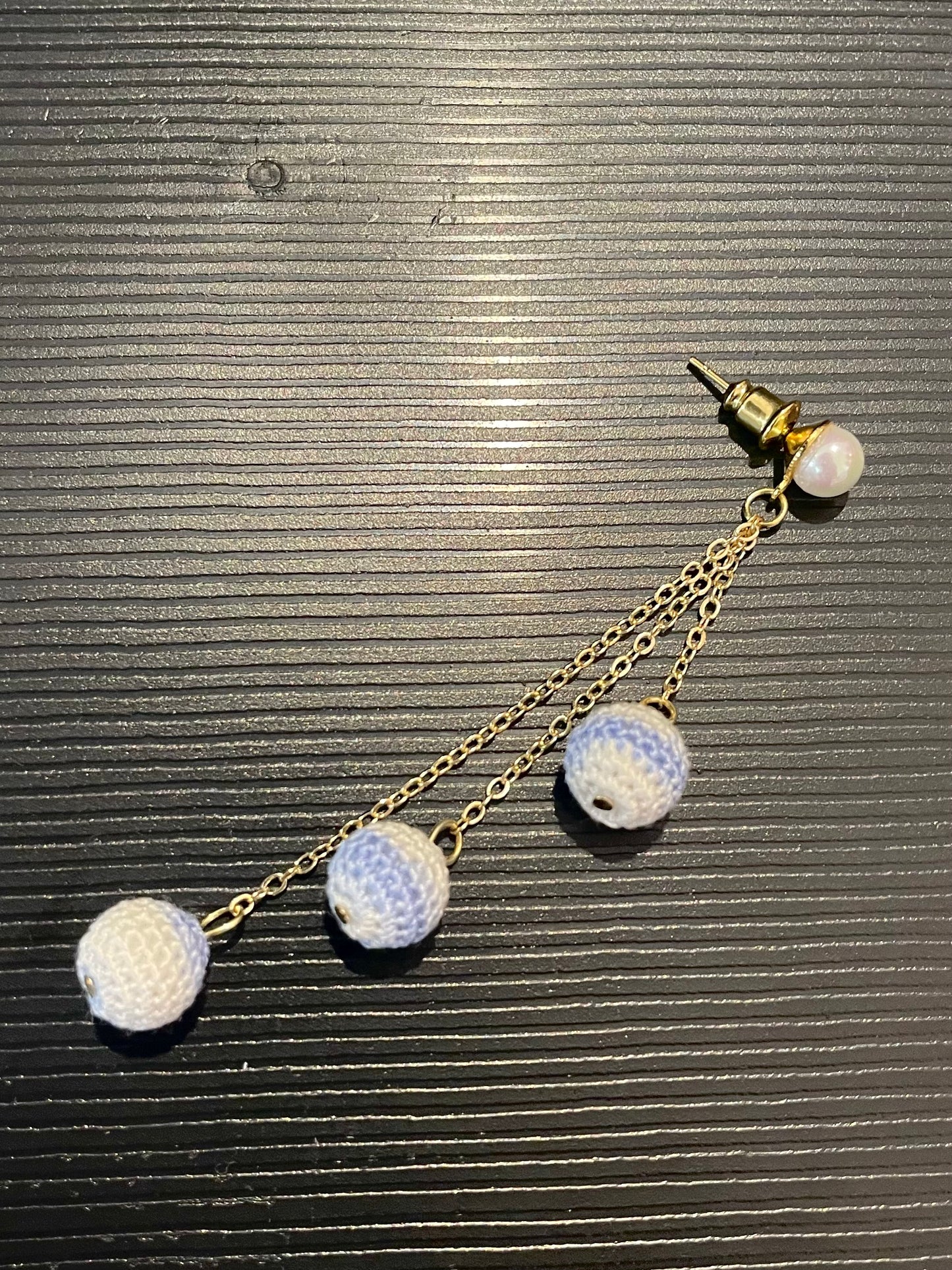 Ball Earrings (Chain)