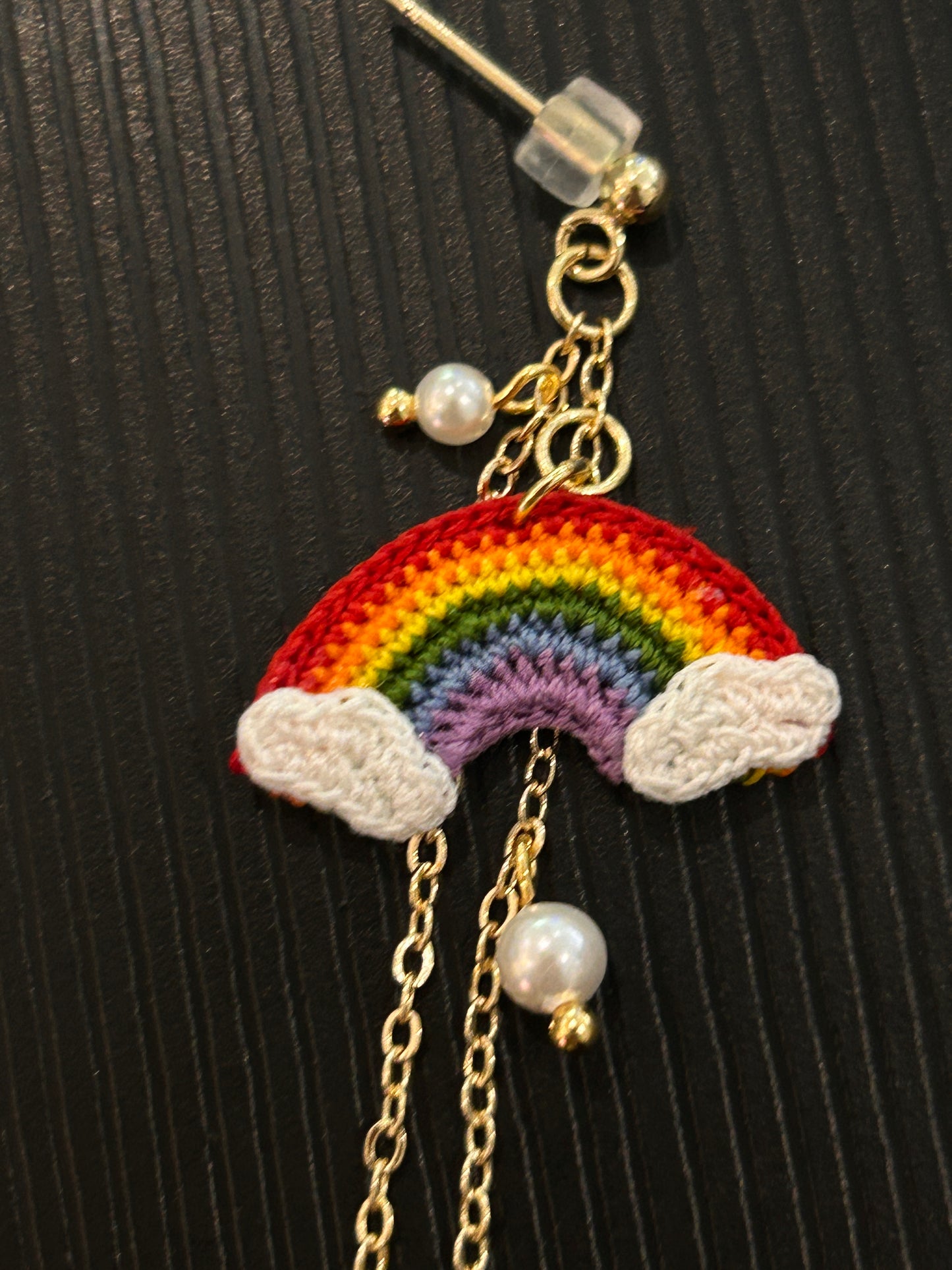 Rainbow Earrings (Pearl)