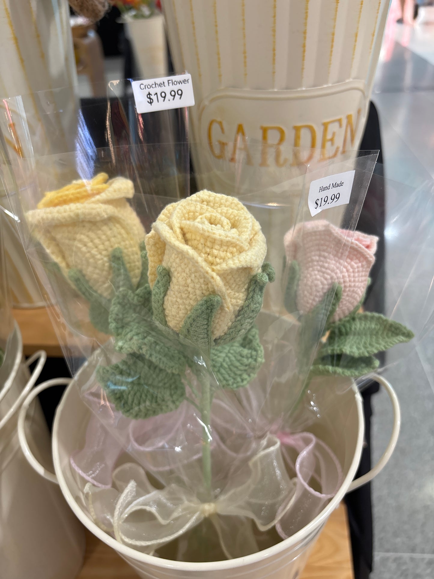handmade crochet rose