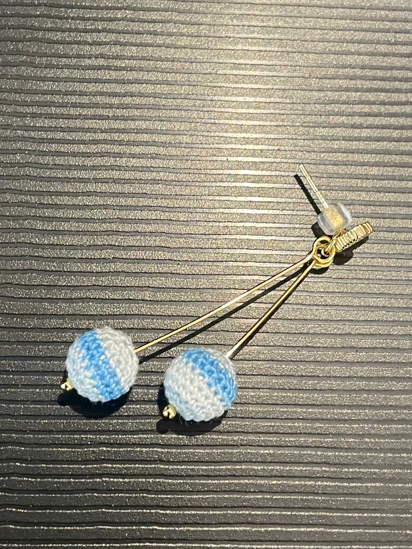 Ball Earrings (Long Drop)