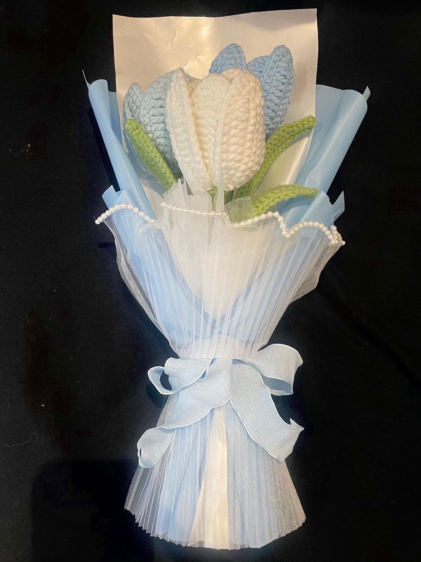Blue Tulip Bouquet