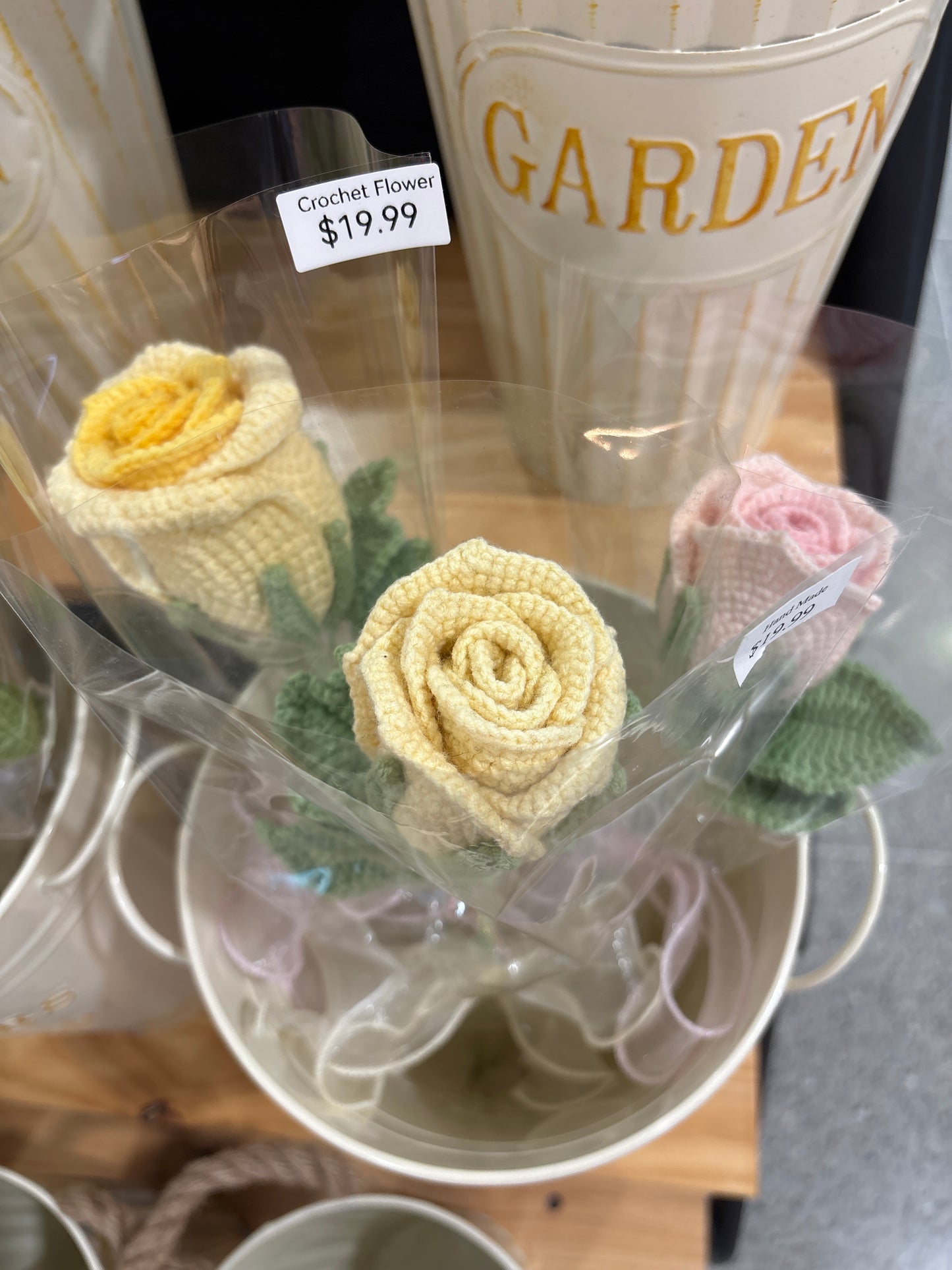 handmade crochet rose