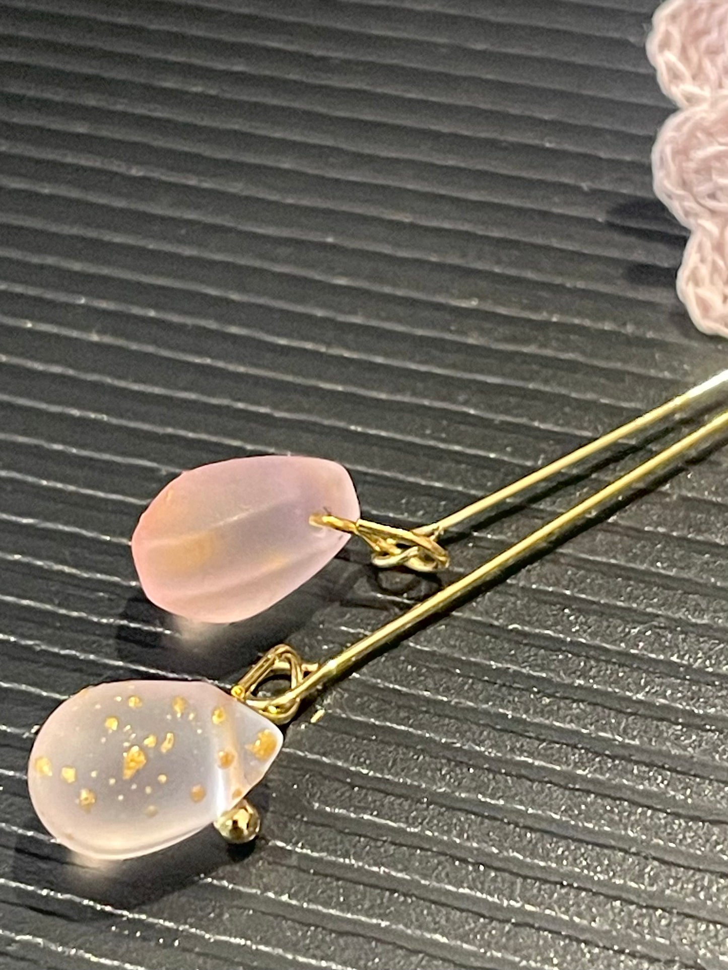 Cherry Blossom Earrings (Long Drop)