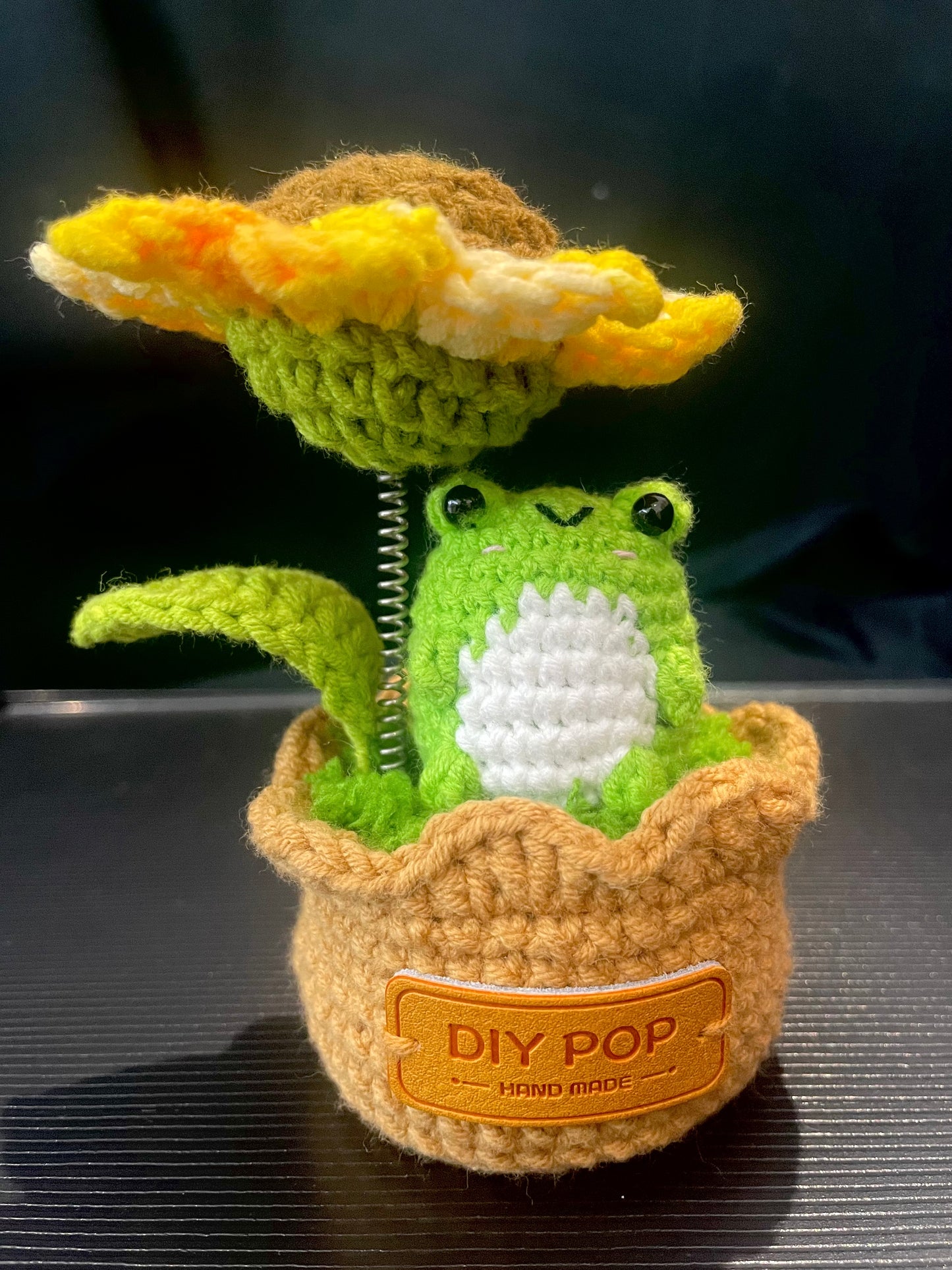 Handmade Crochet Flower Pot —— Sunflower & Animal