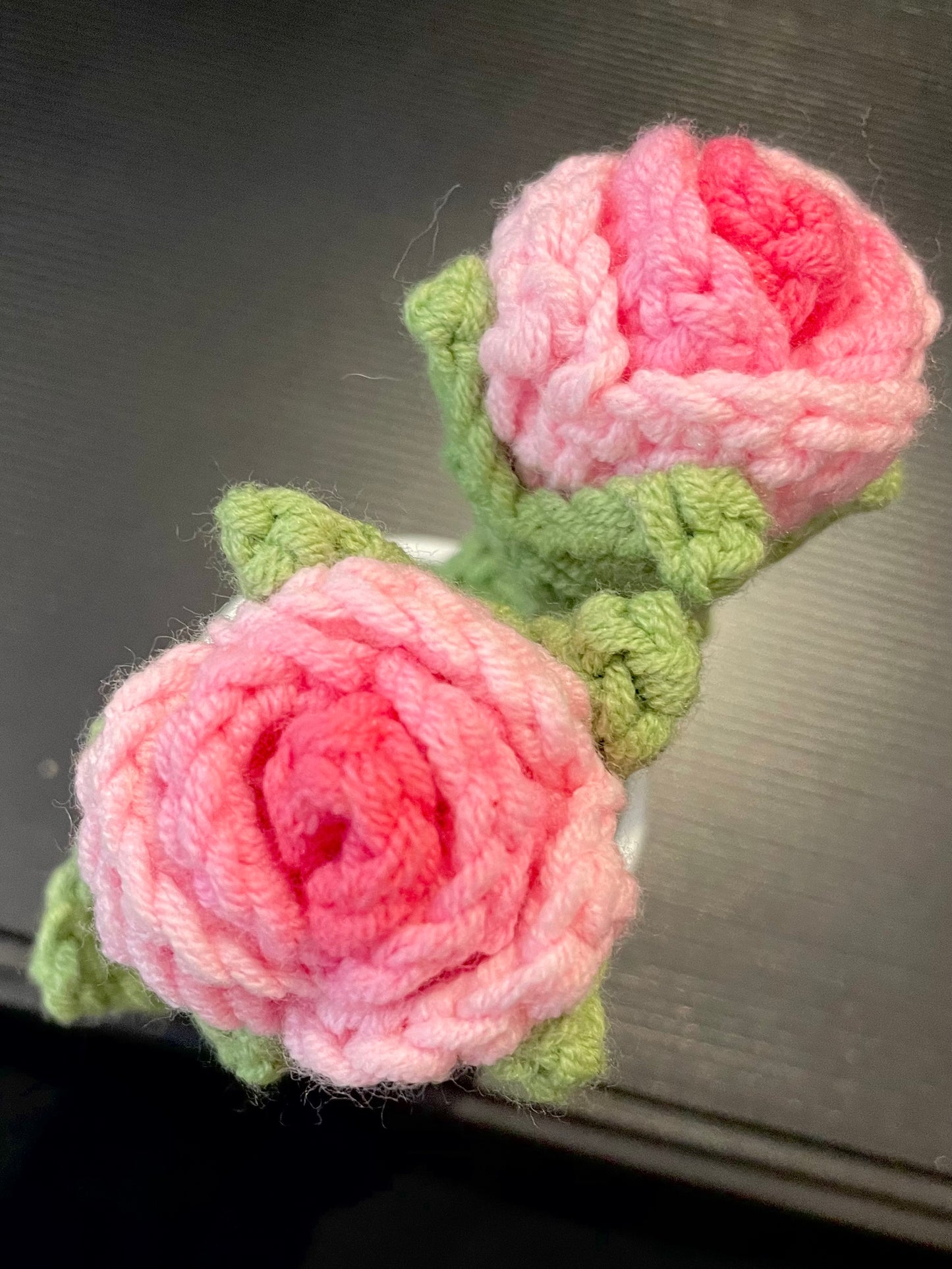 Rose in White Pot