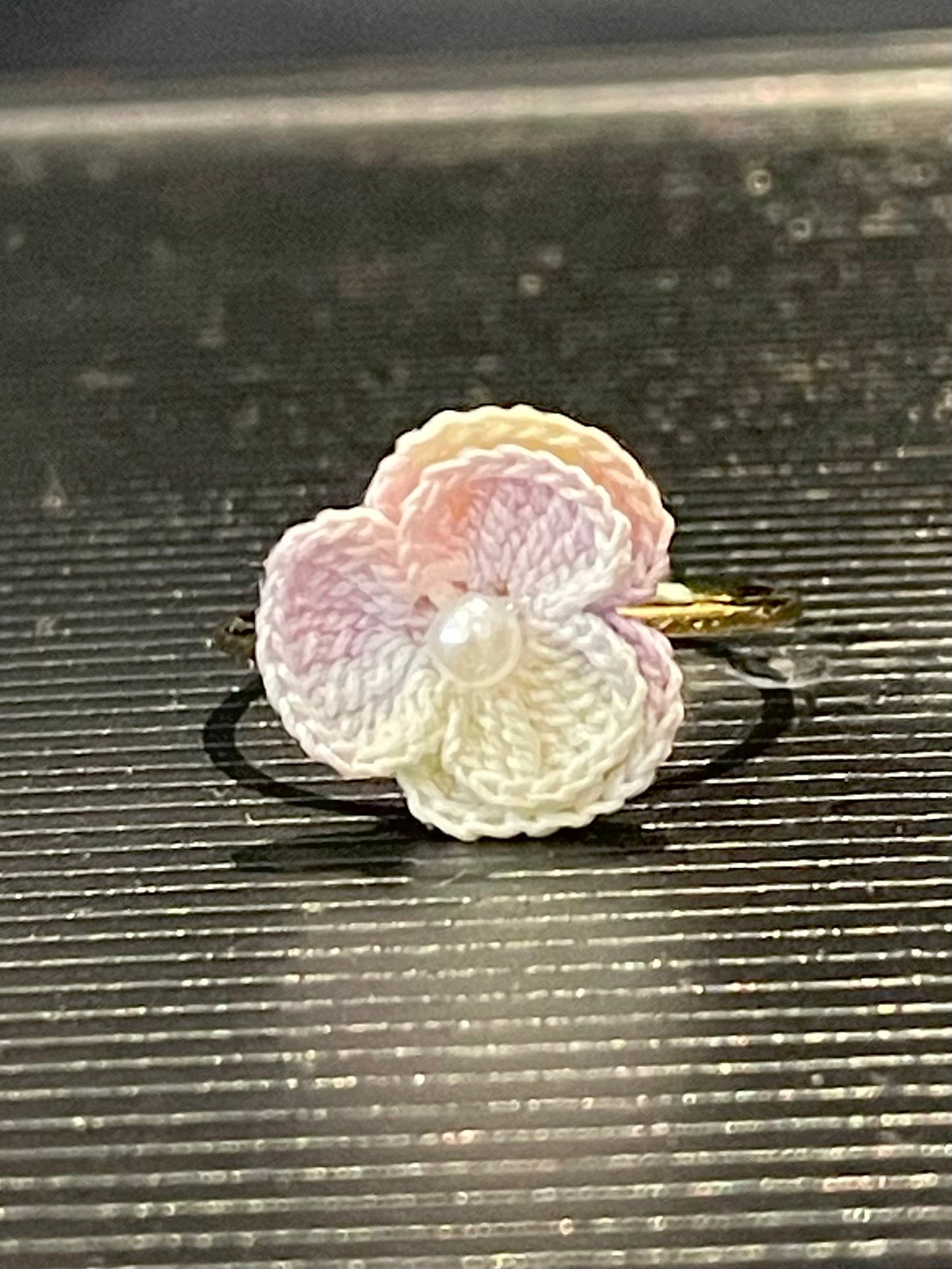 Three-Petal Flower Ring