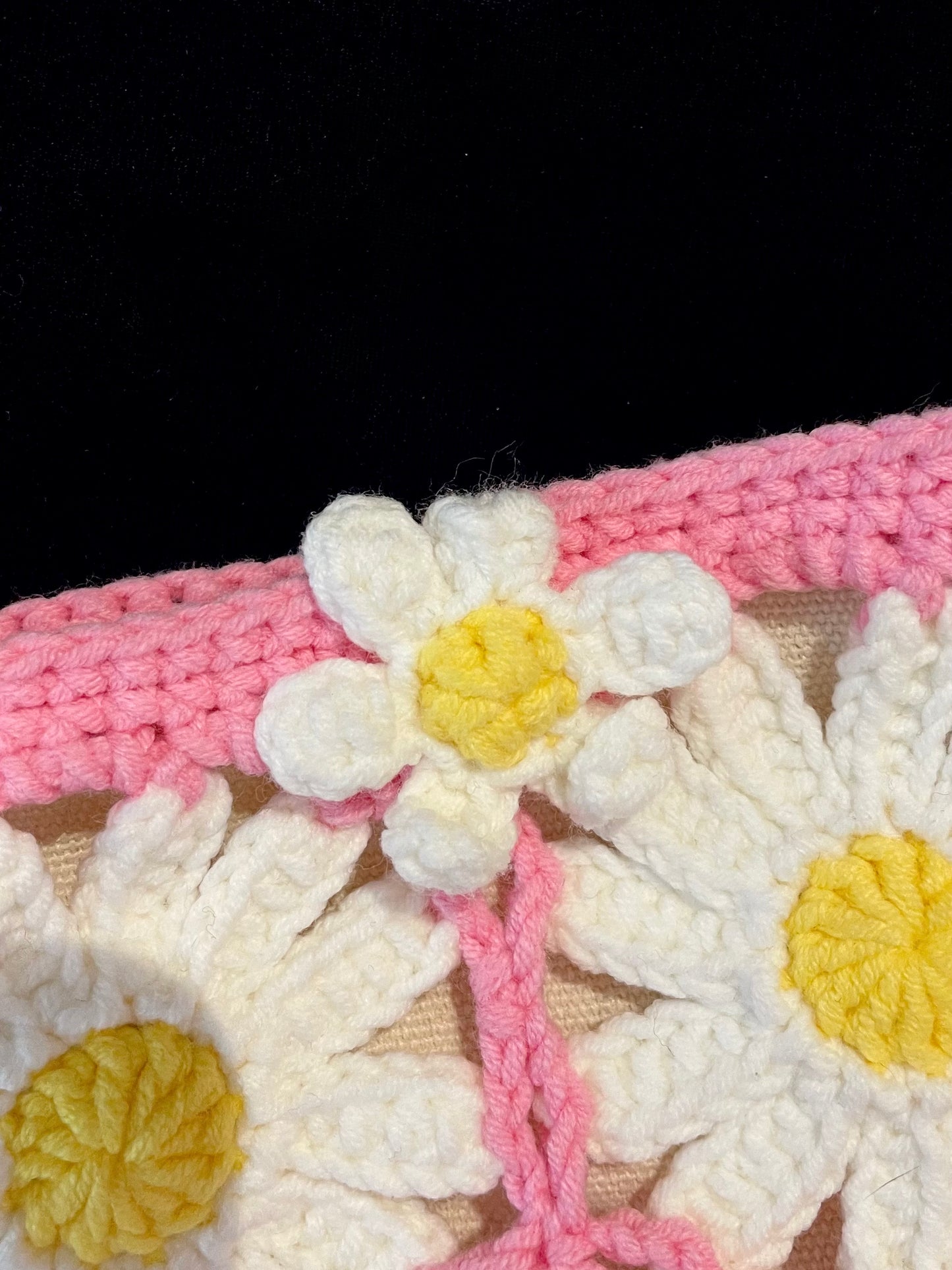 Handmade Crochet Shoulder Bag —— Daisy