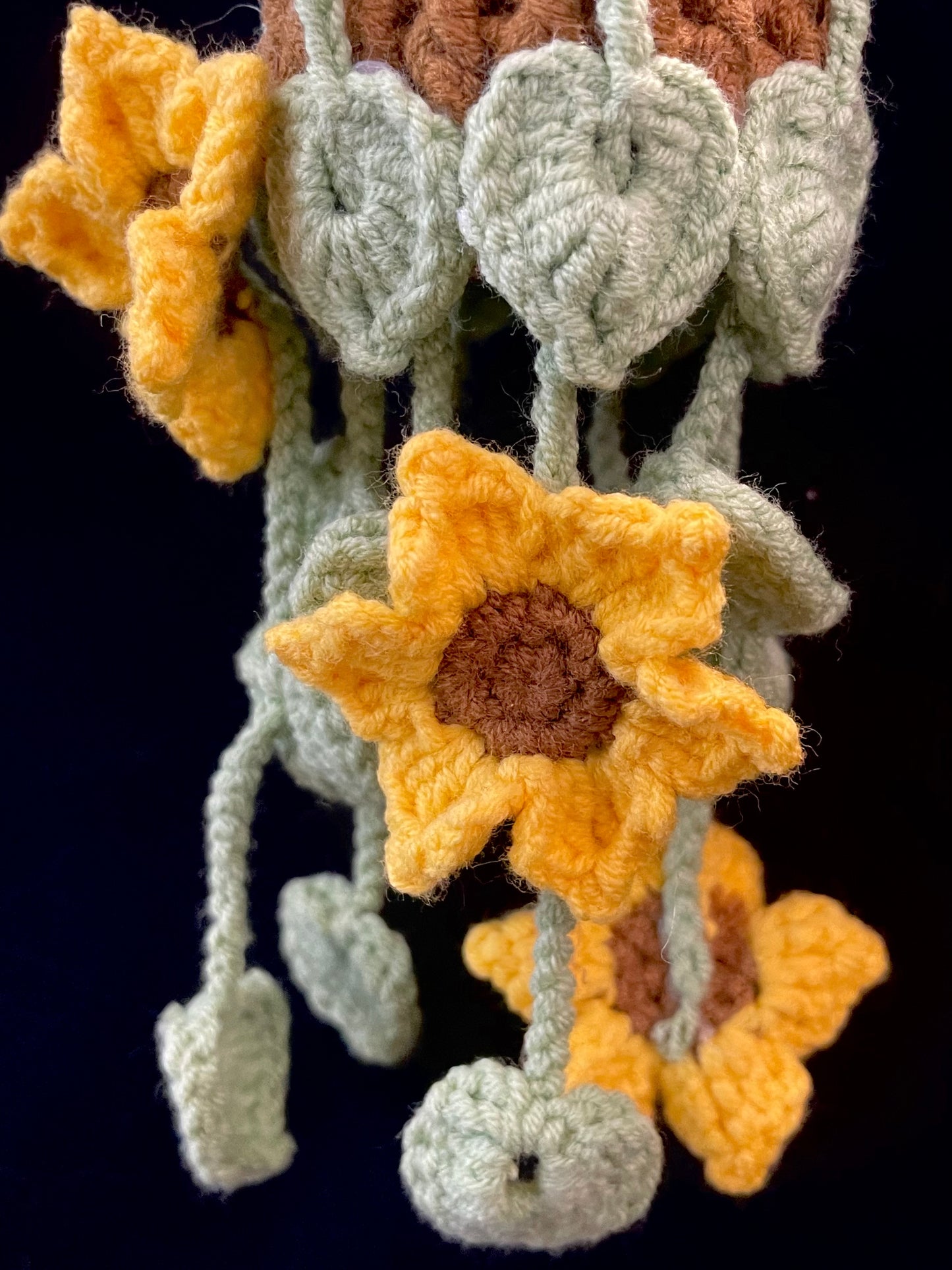 Hanging Sunflower Basket