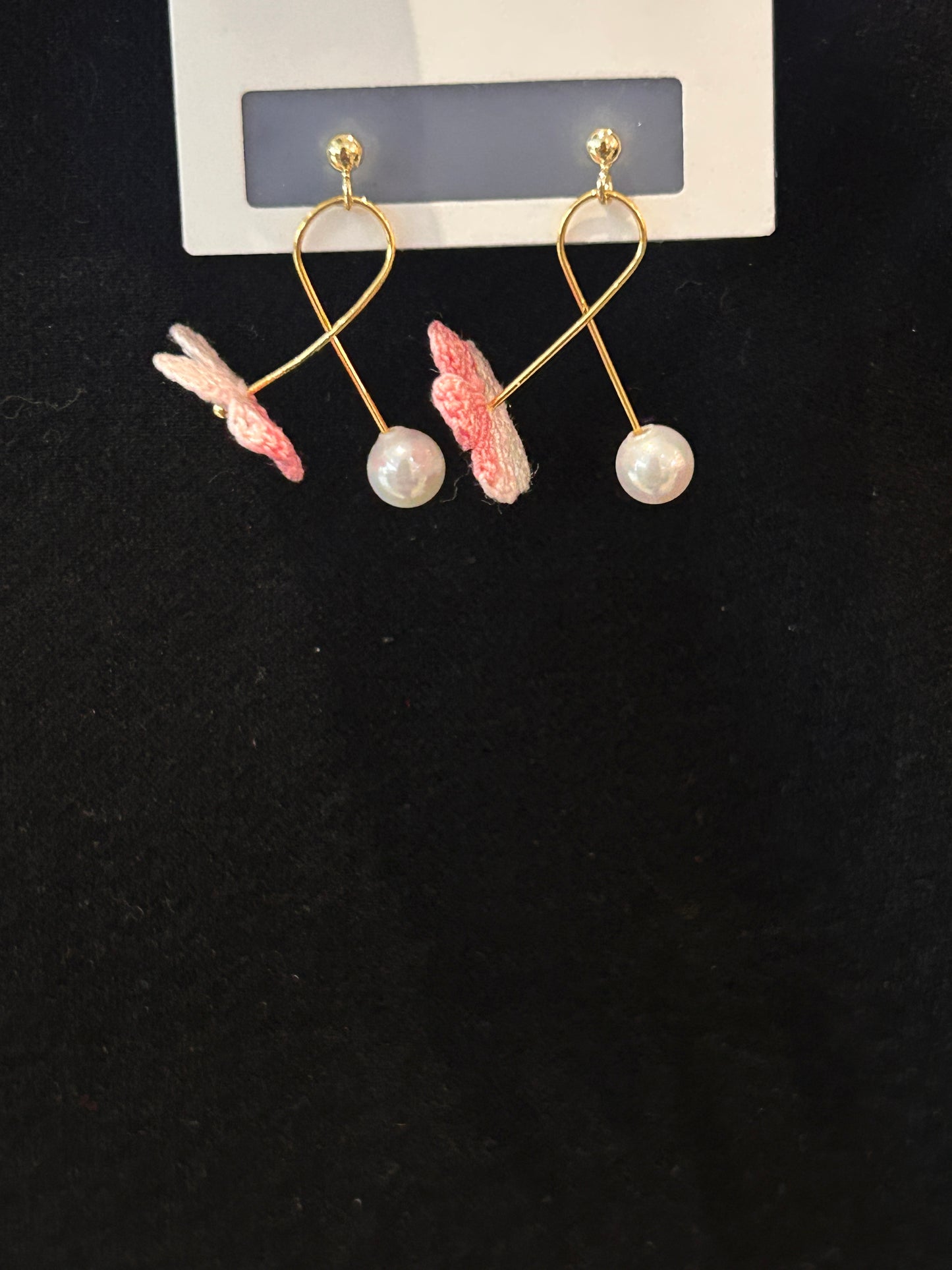 Five-Petal Flower Earrings (Spiral)