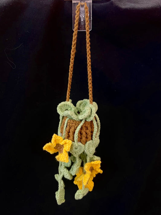 Hanging Sunflower Basket