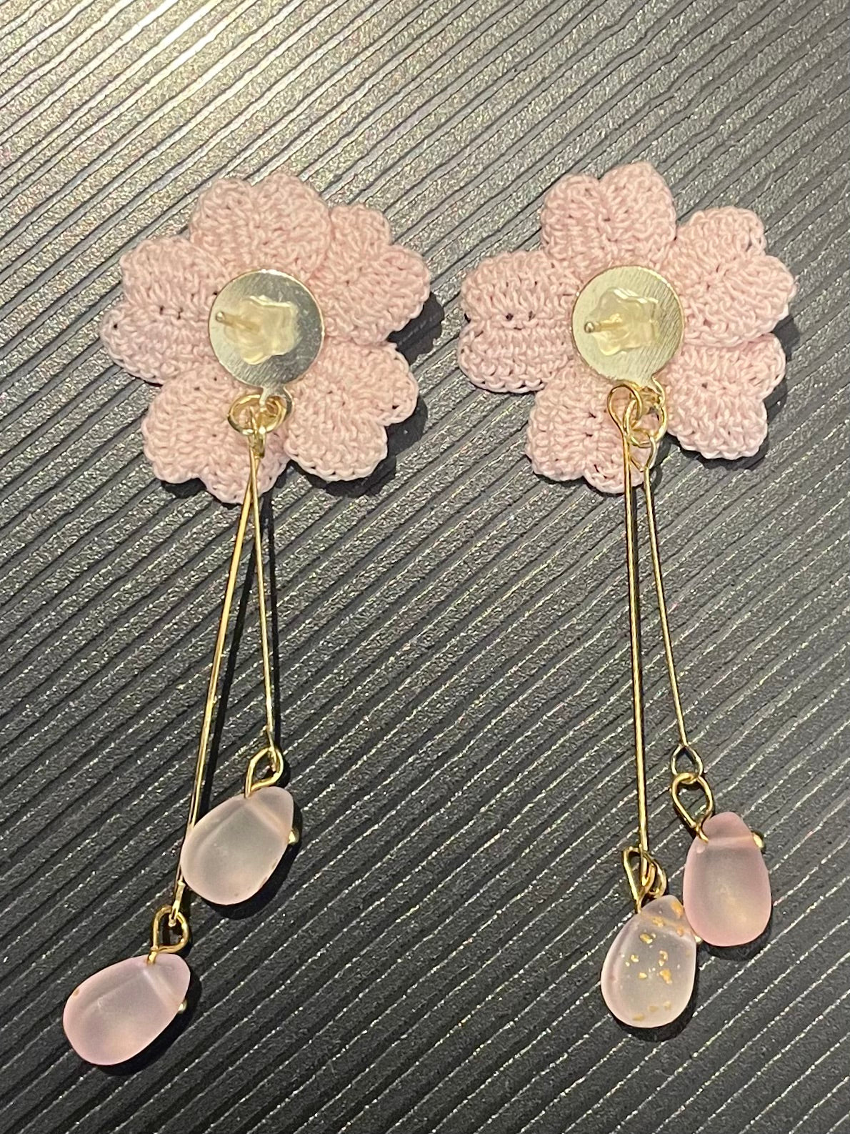 Cherry Blossom Earrings (Long Drop)