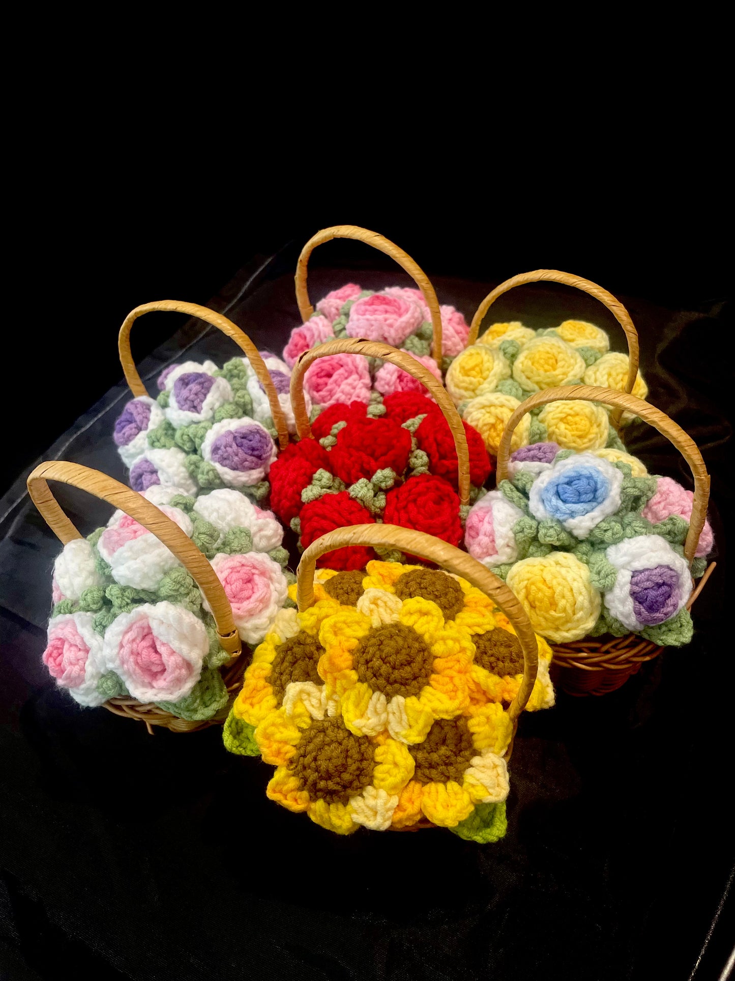 Flower Basket (Rose/Sunflower)