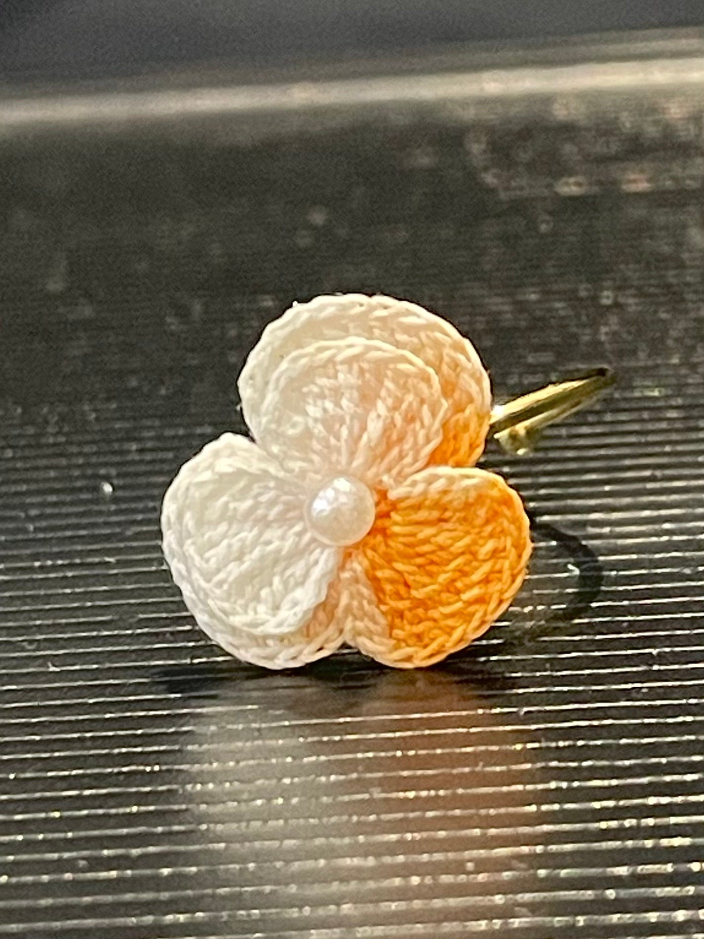 Three-Petal Flower Ring
