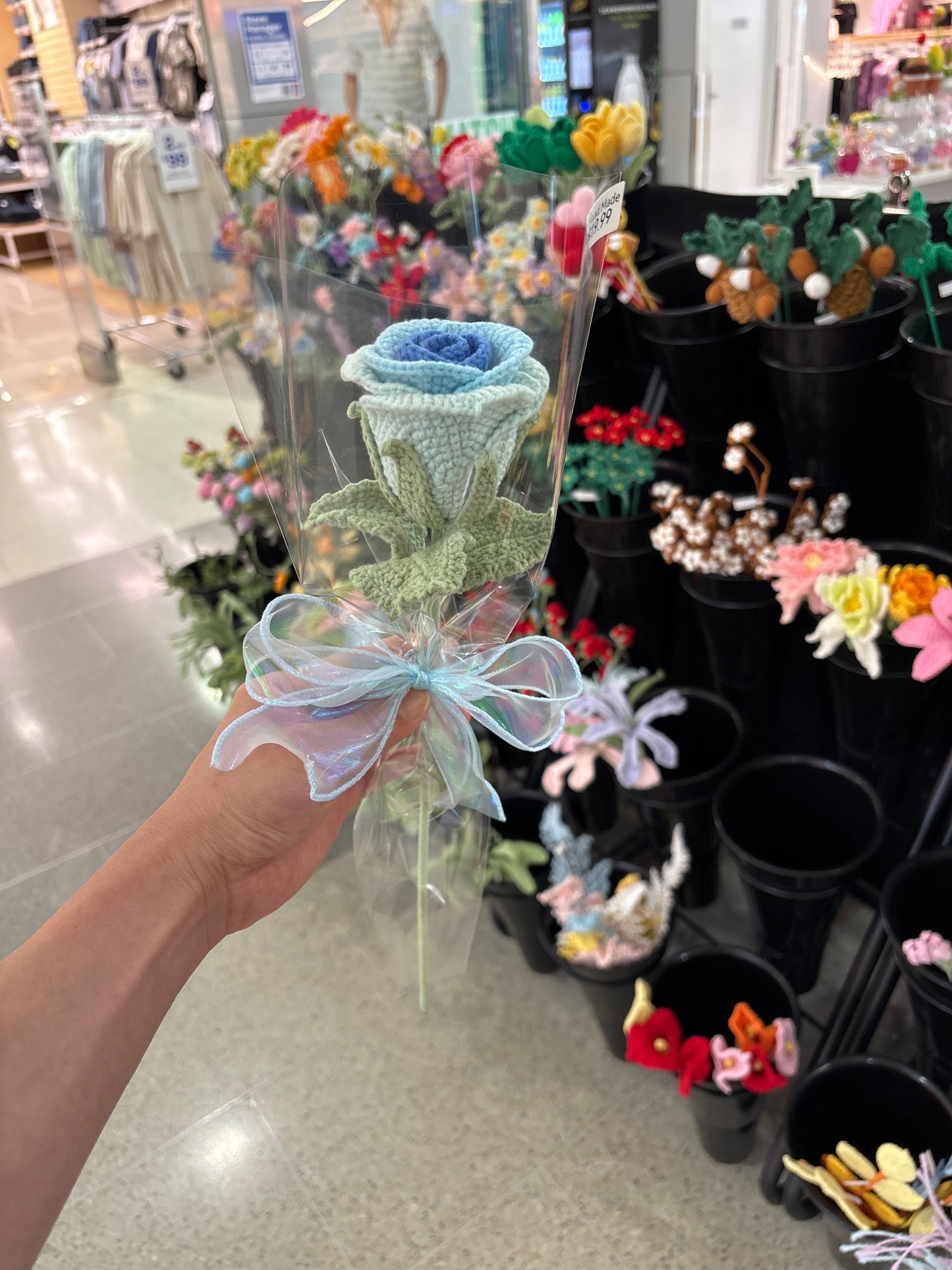 handmade crochet rose