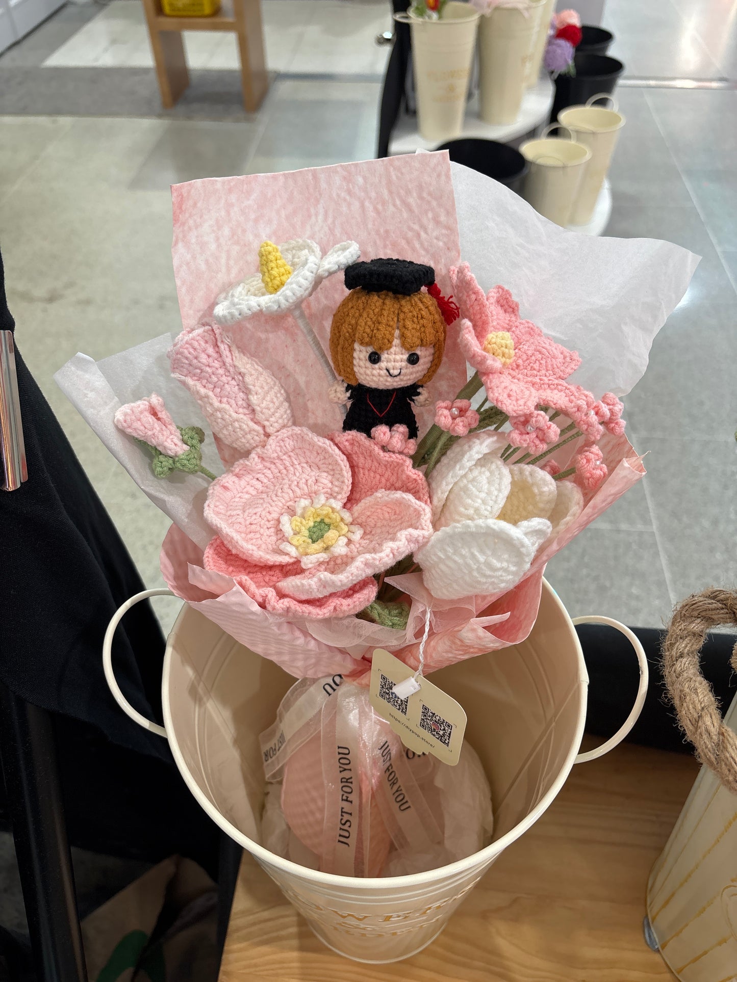 Handmade Crochet Graduation Bouquet