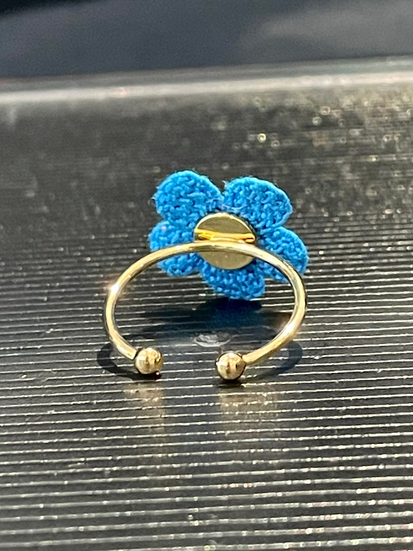 Five-Petal Flower Ring