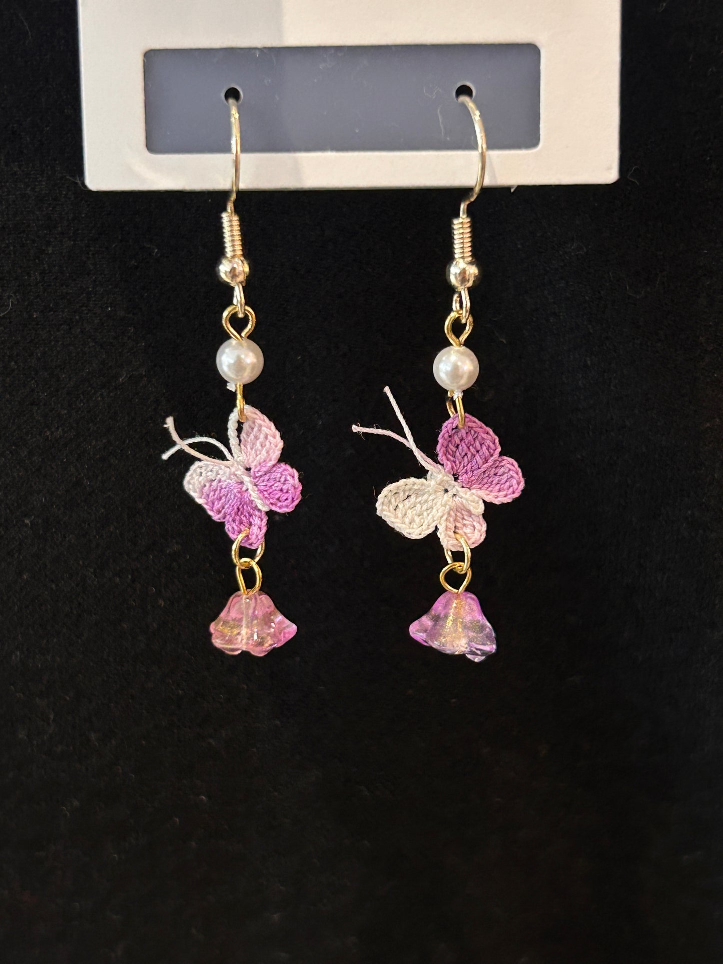 Butterfly Earrings (Chain)