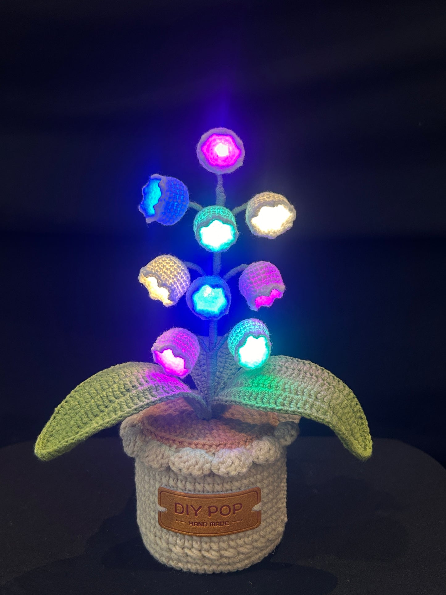Lily of the Valley Pot Lamp
