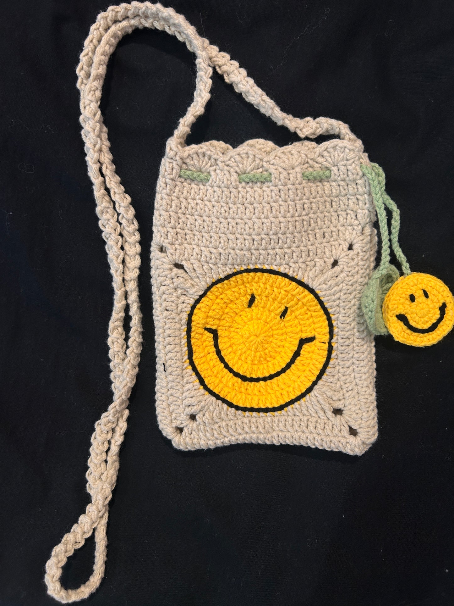 Smiling Face Shoulder Bag