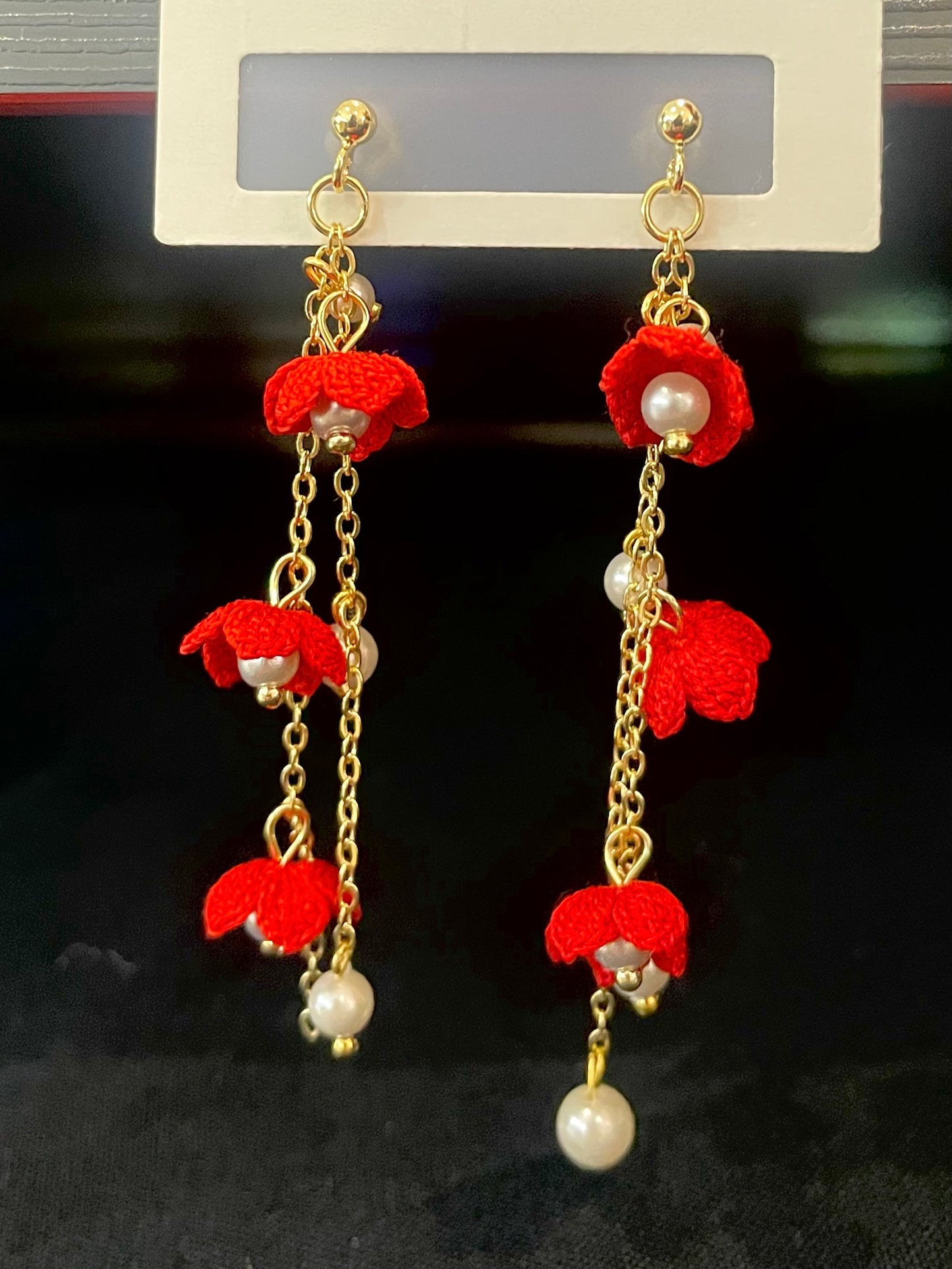 Lily of the Valley Earrings (Chain)