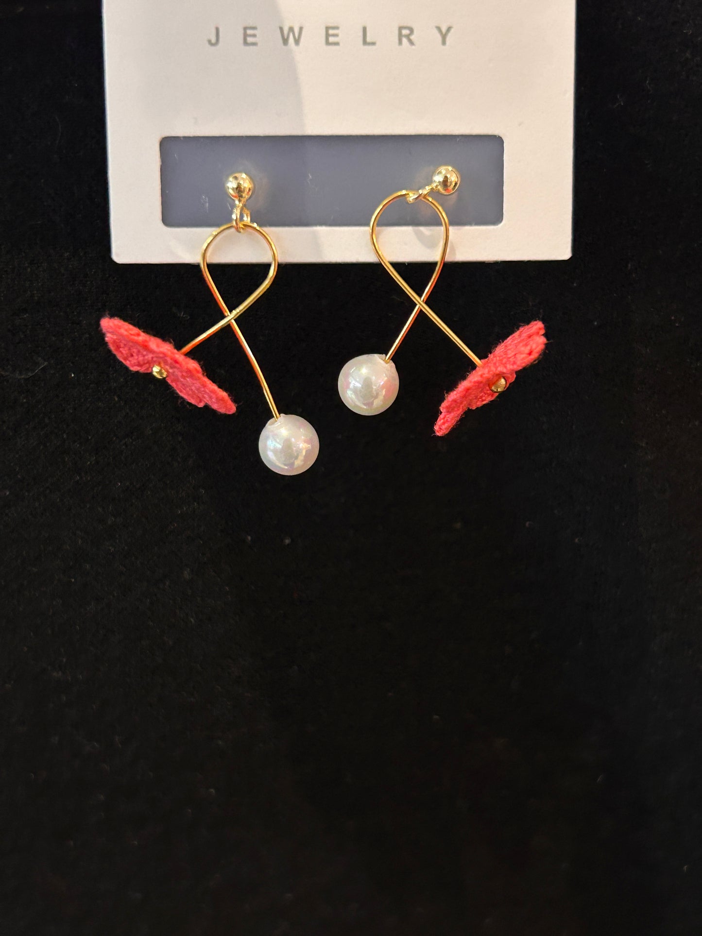 Five-Petal Flower Earrings (Spiral)