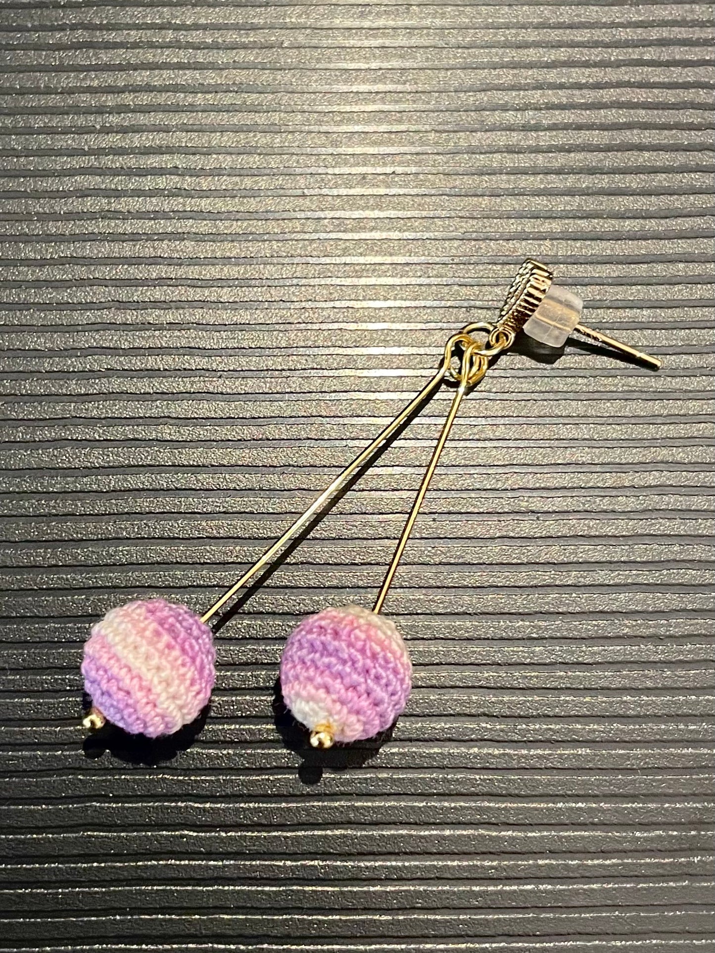 Ball Earrings (Long Drop)