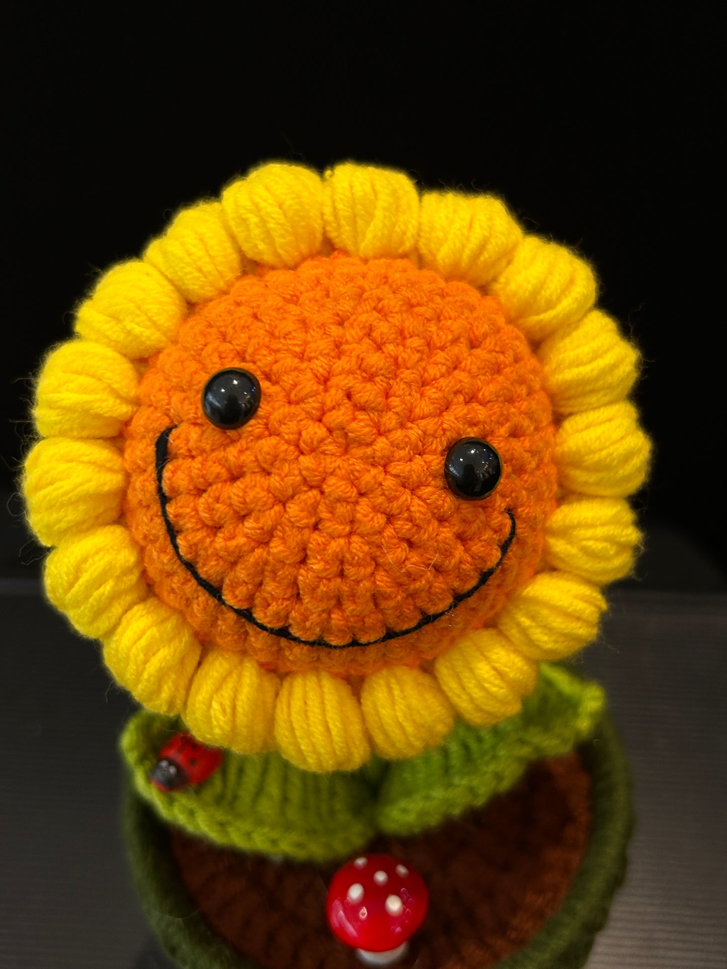 Sunflower Pot (Smile Face)