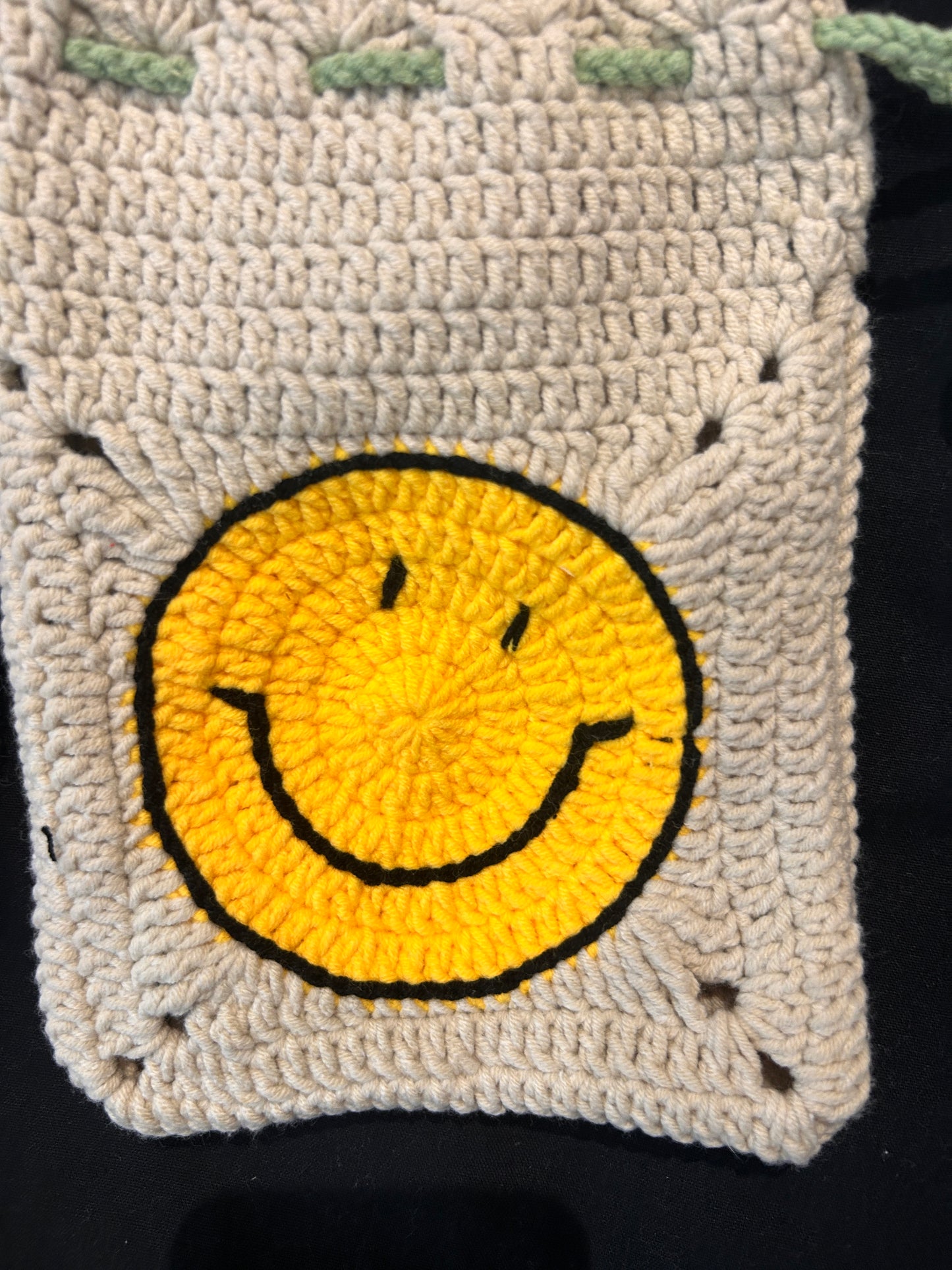Smiling Face Shoulder Bag