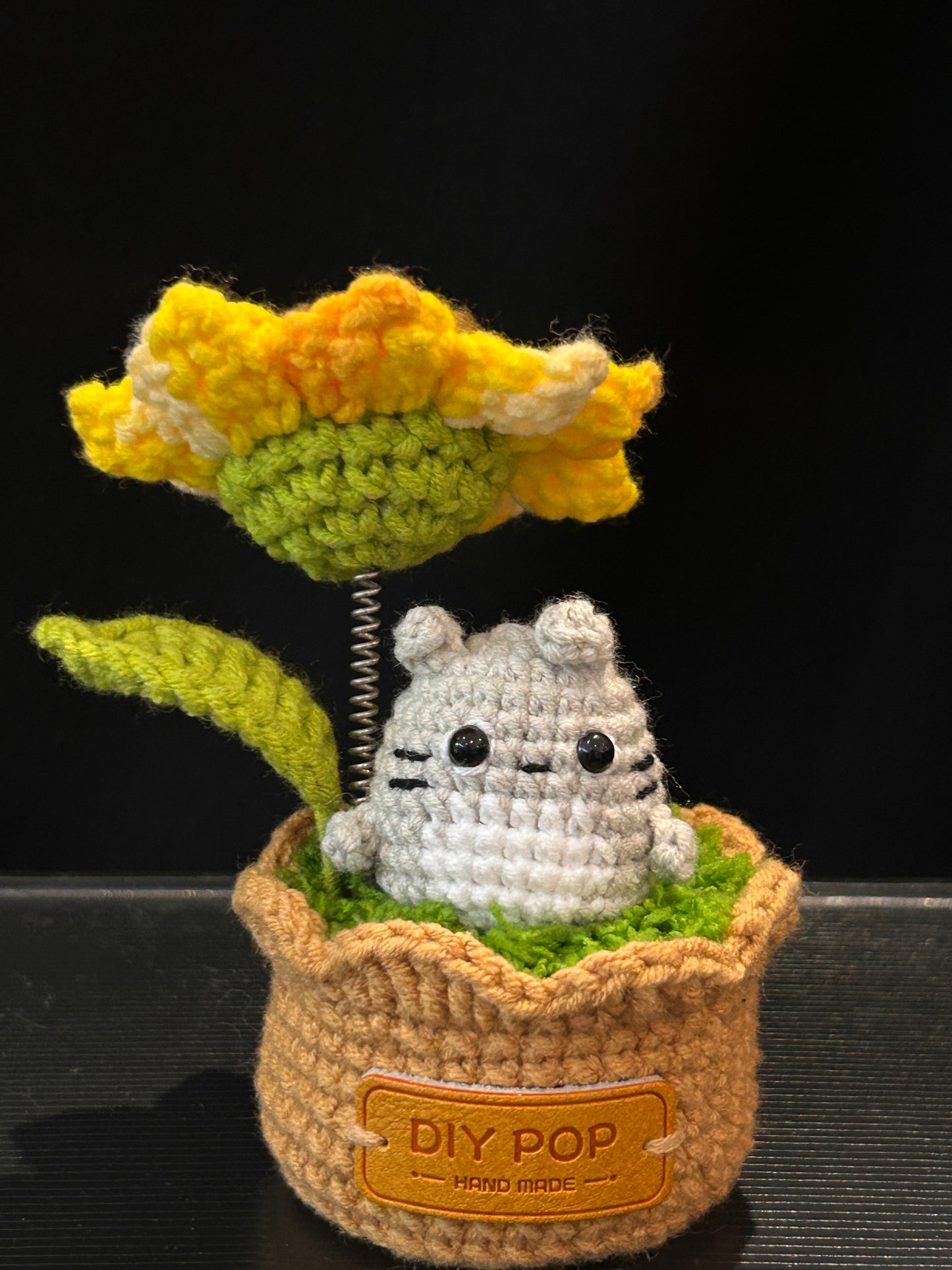 Handmade Crochet Flower Pot —— Sunflower & Animal