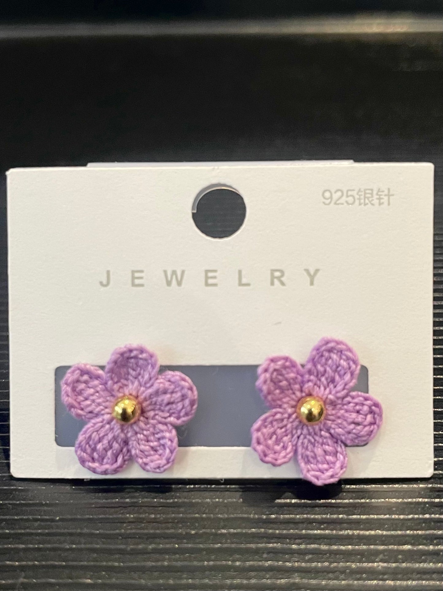 Five-Petal Flower Earrings