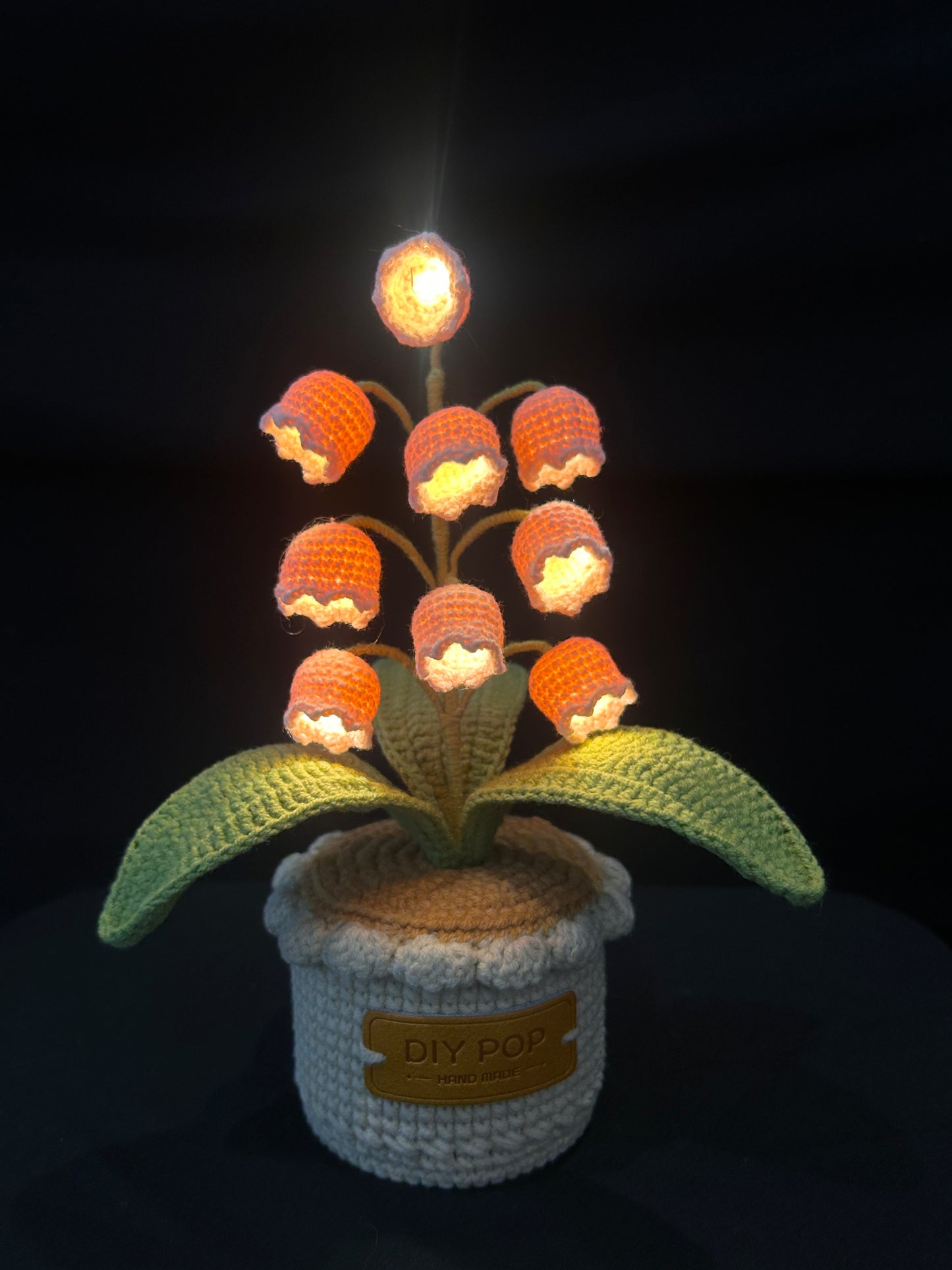 Lily of the Valley Pot Lamp