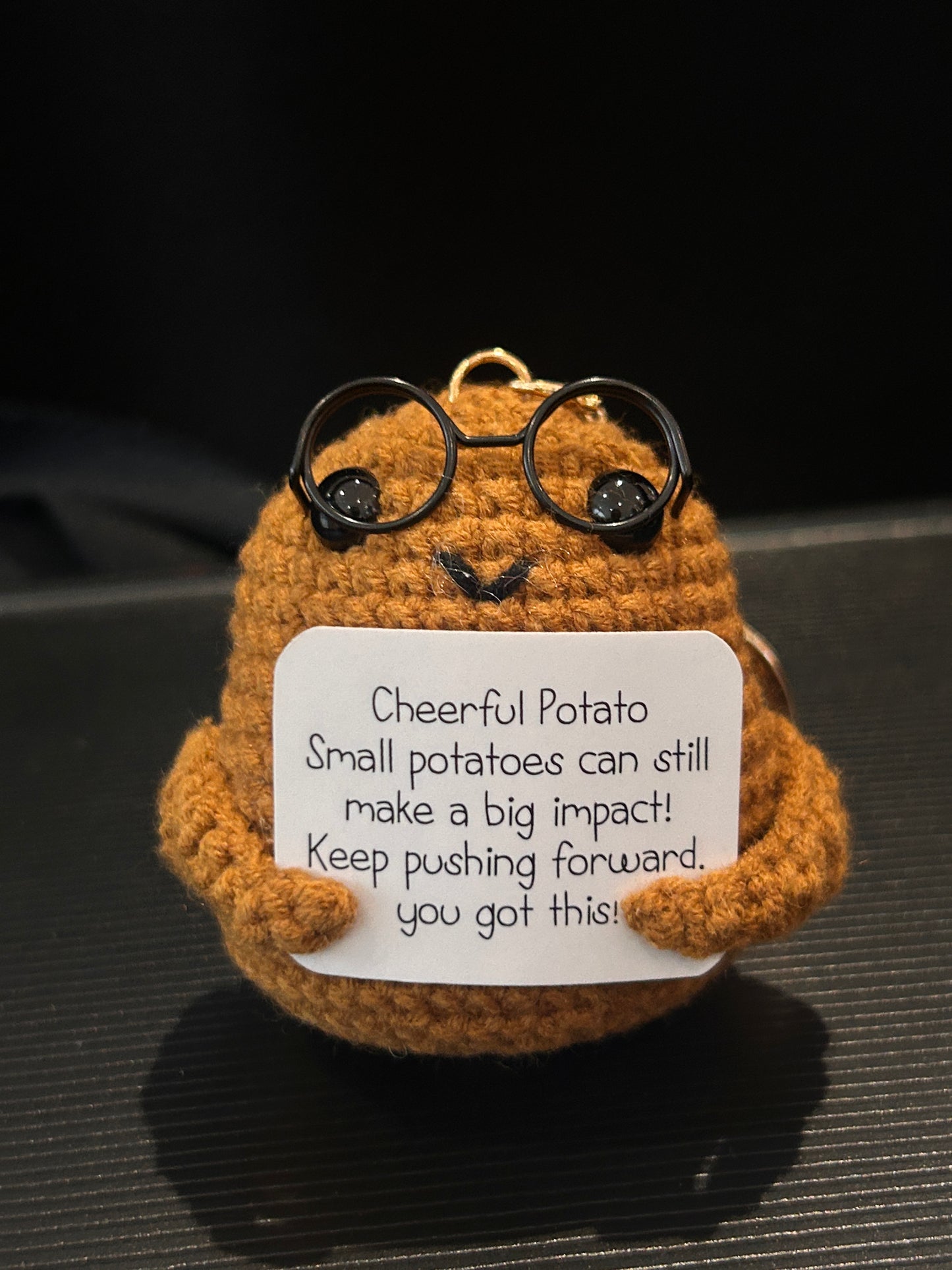 Glasses Potato Keychain