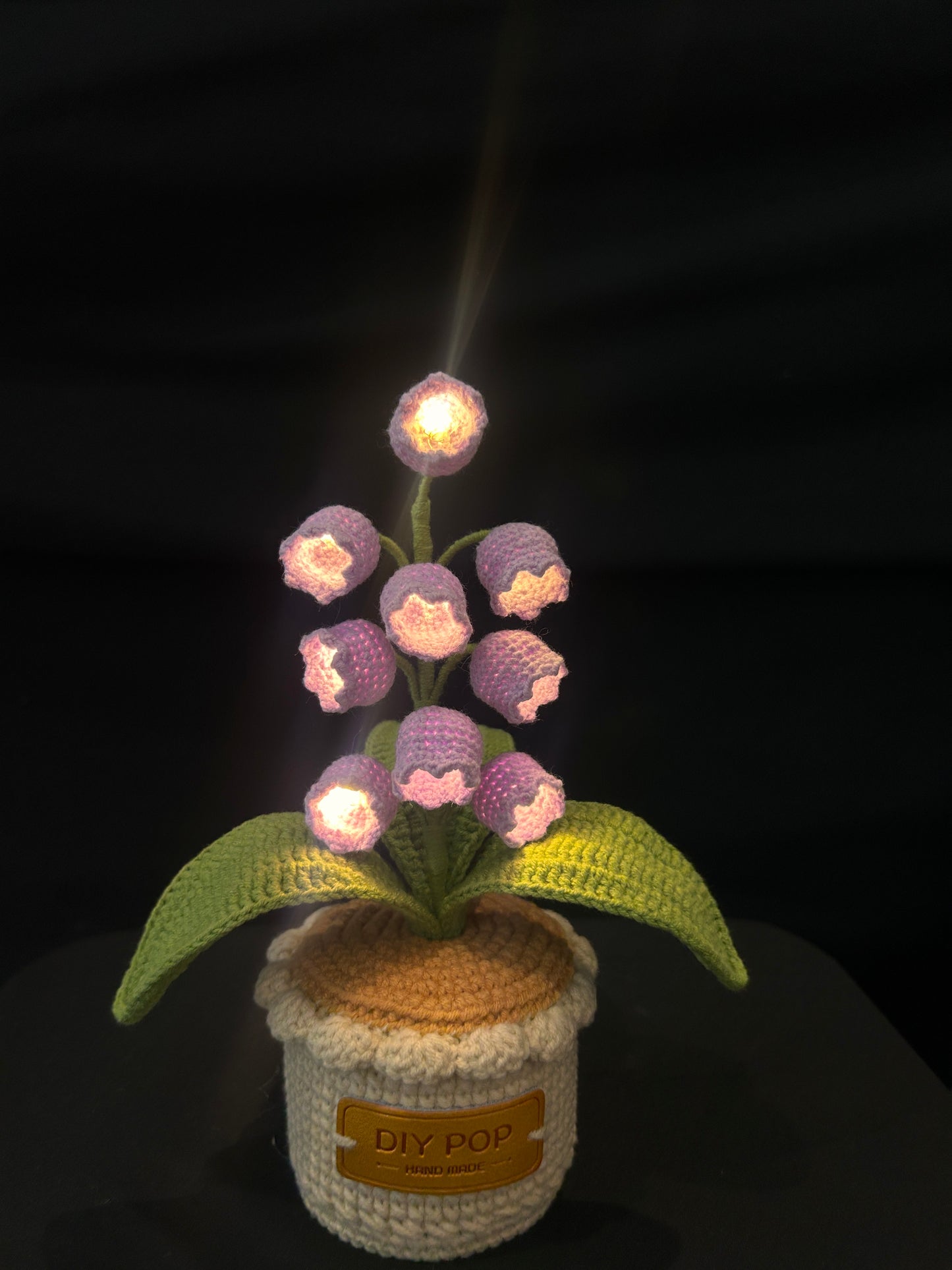 Lily of the Valley Pot Lamp