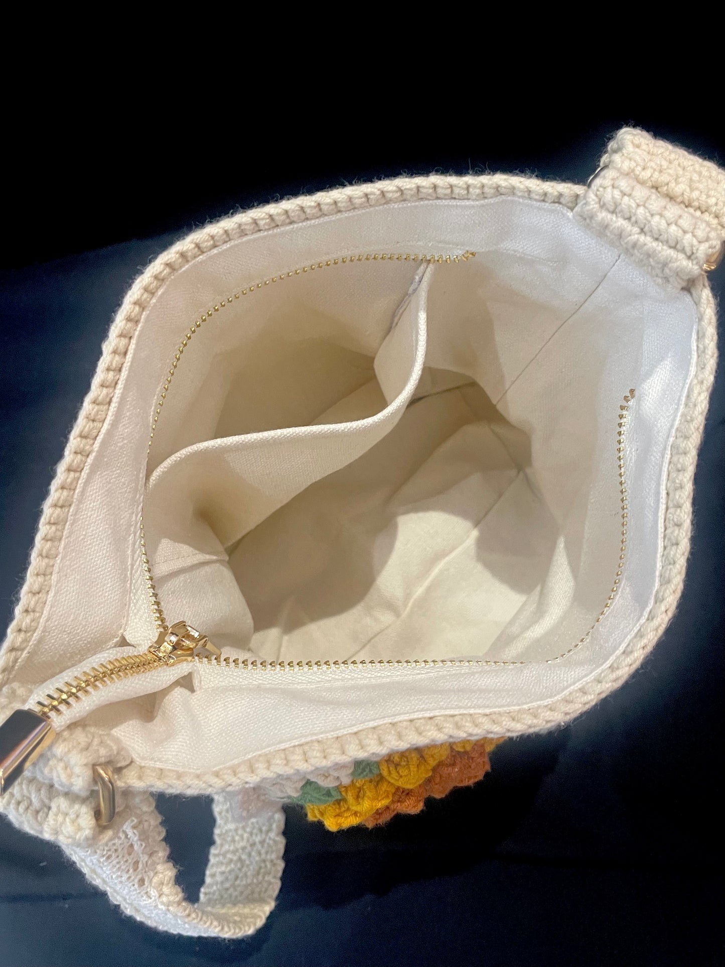 Sunflower Shoulder Bag (4 Flowers)
