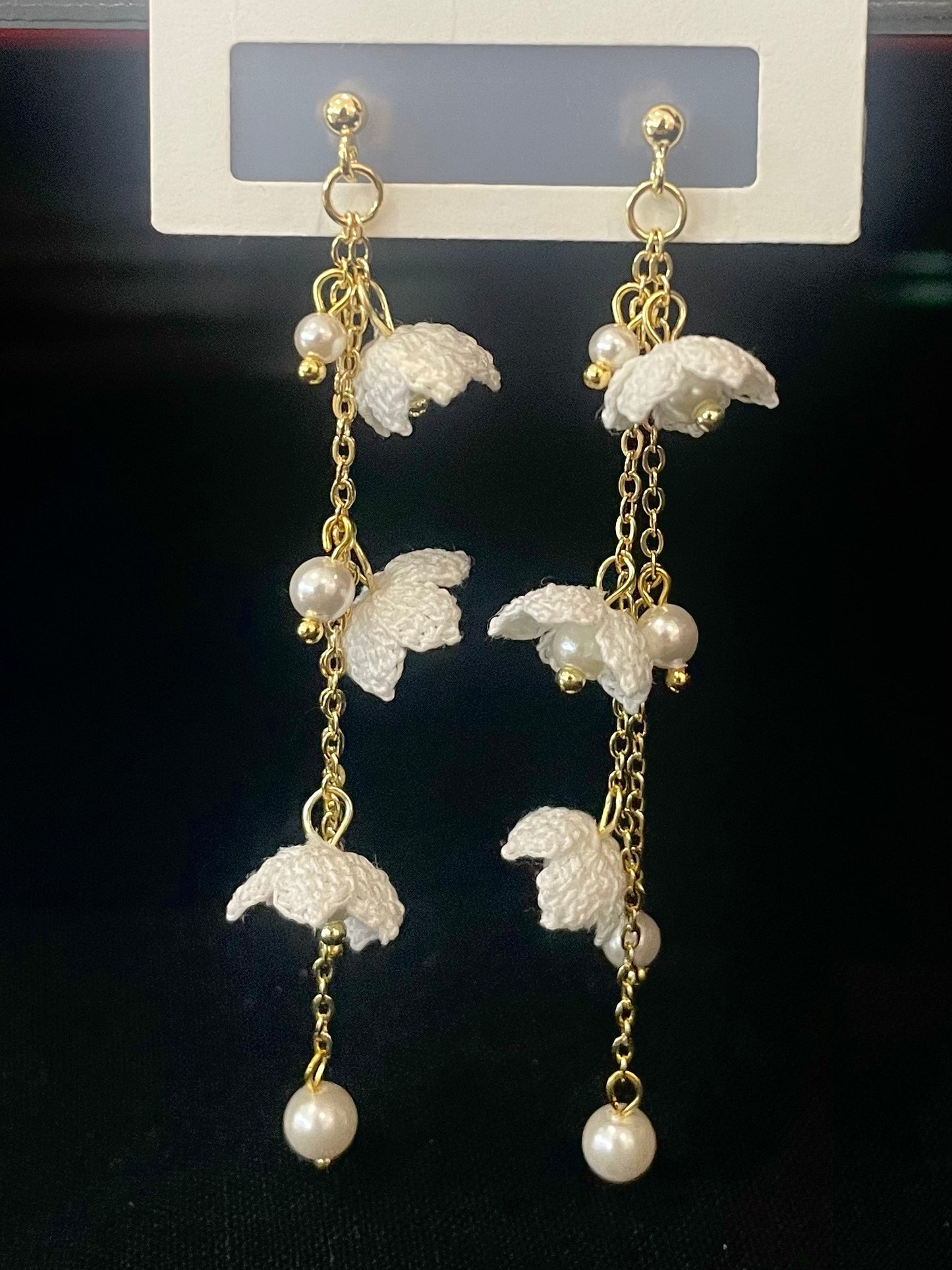 Lily of the Valley Earrings (Chain)