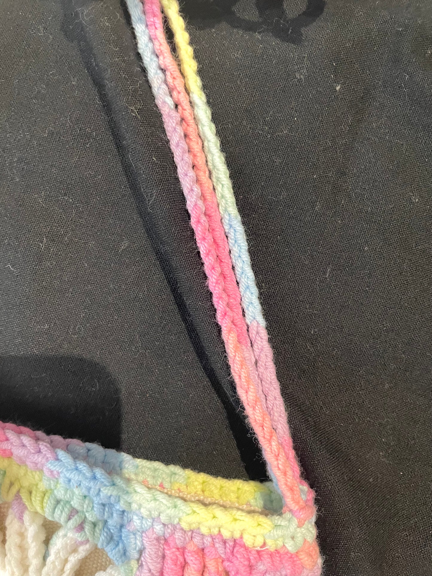 Handmade Crochet Shoulder Bag —— Daisy