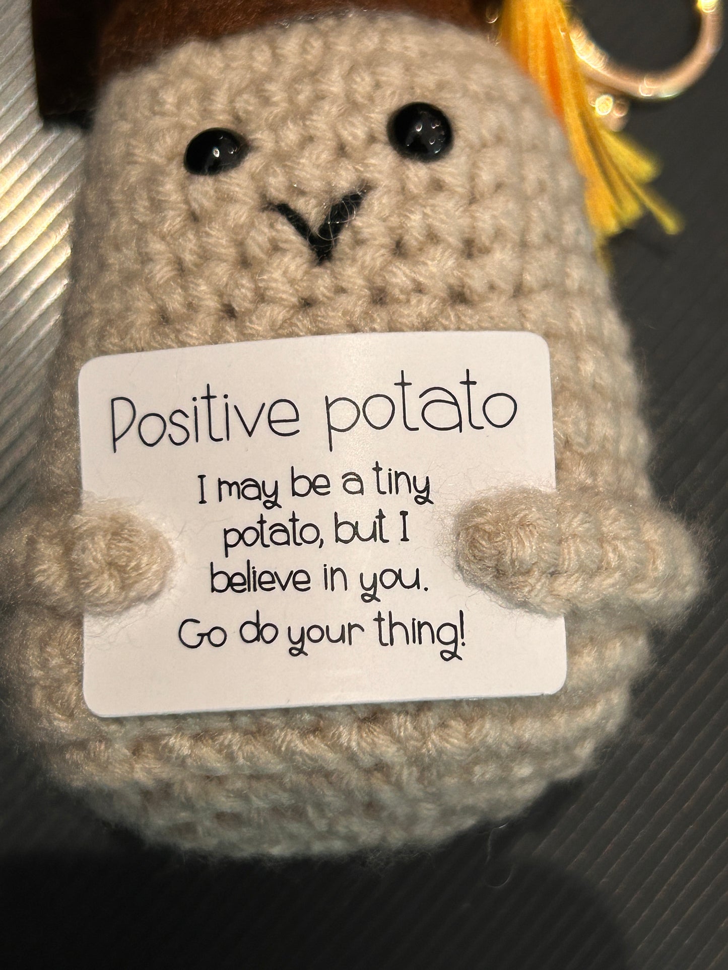 Graduate Potato Keychain