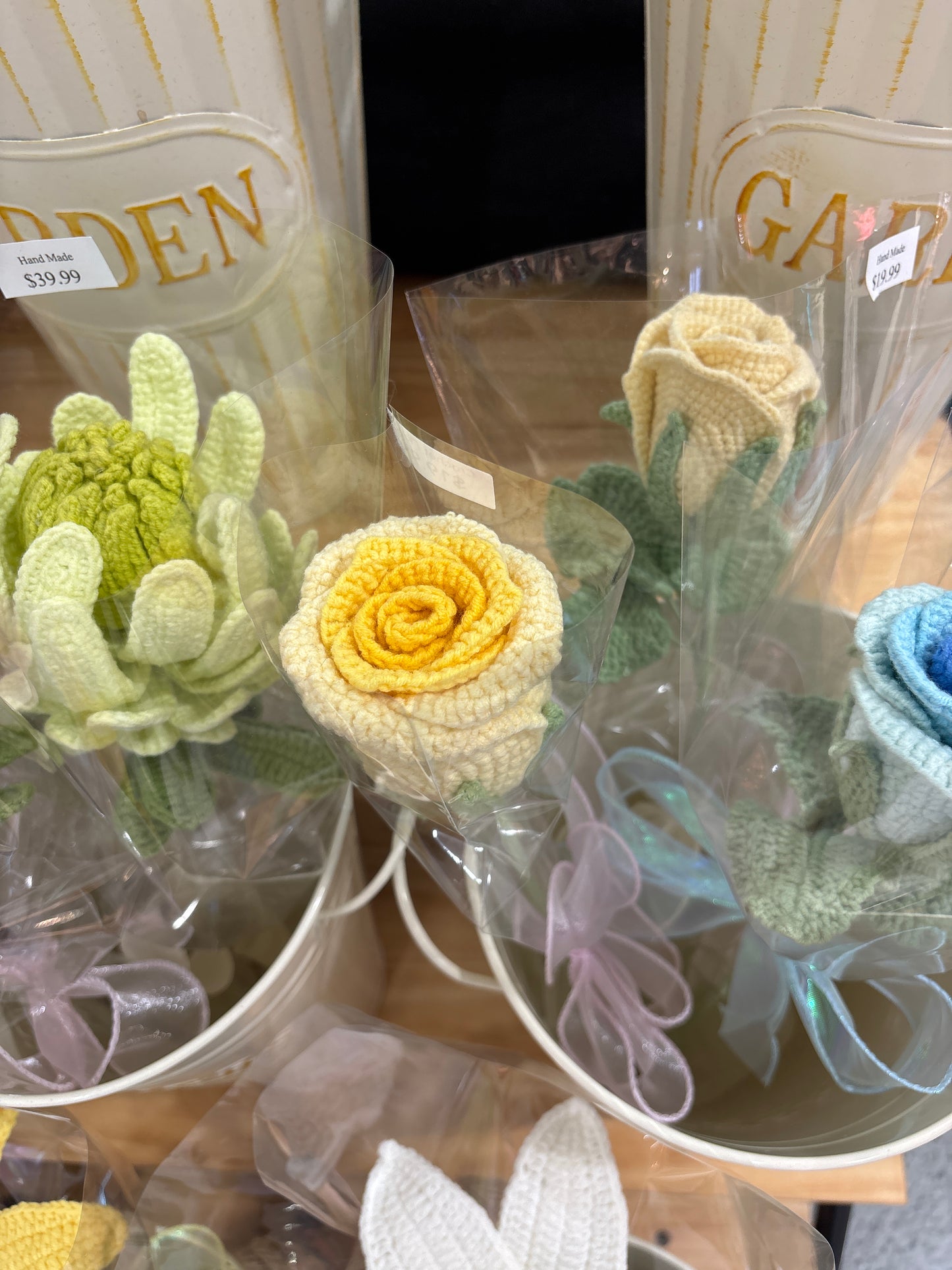 handmade crochet rose