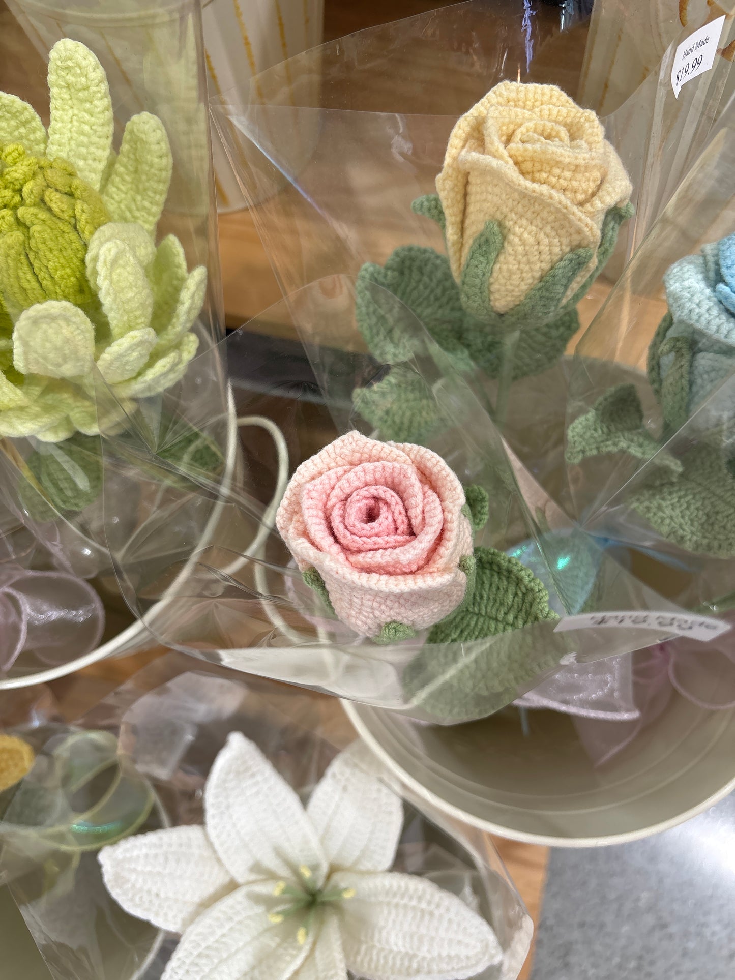 handmade crochet rose
