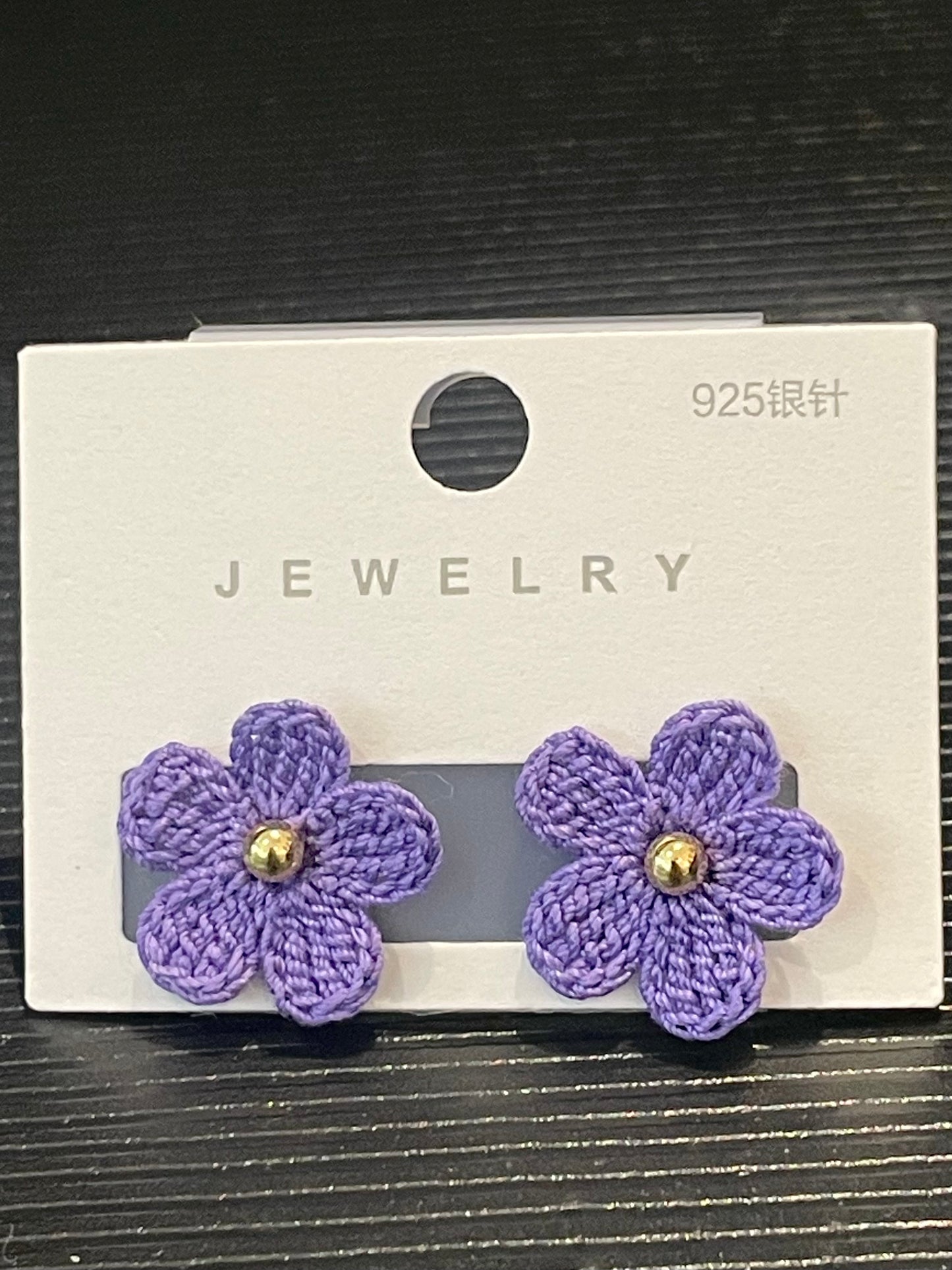 Five-Petal Flower Earrings