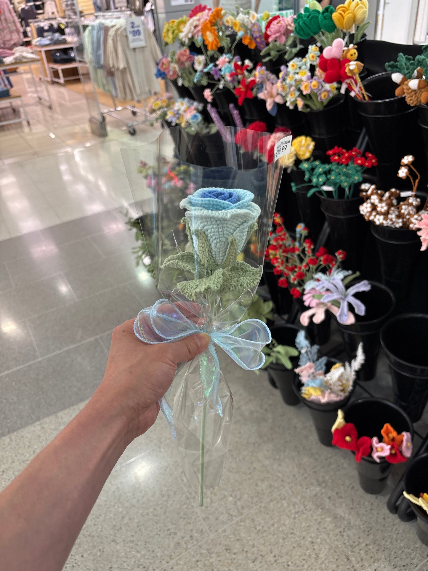 handmade crochet rose