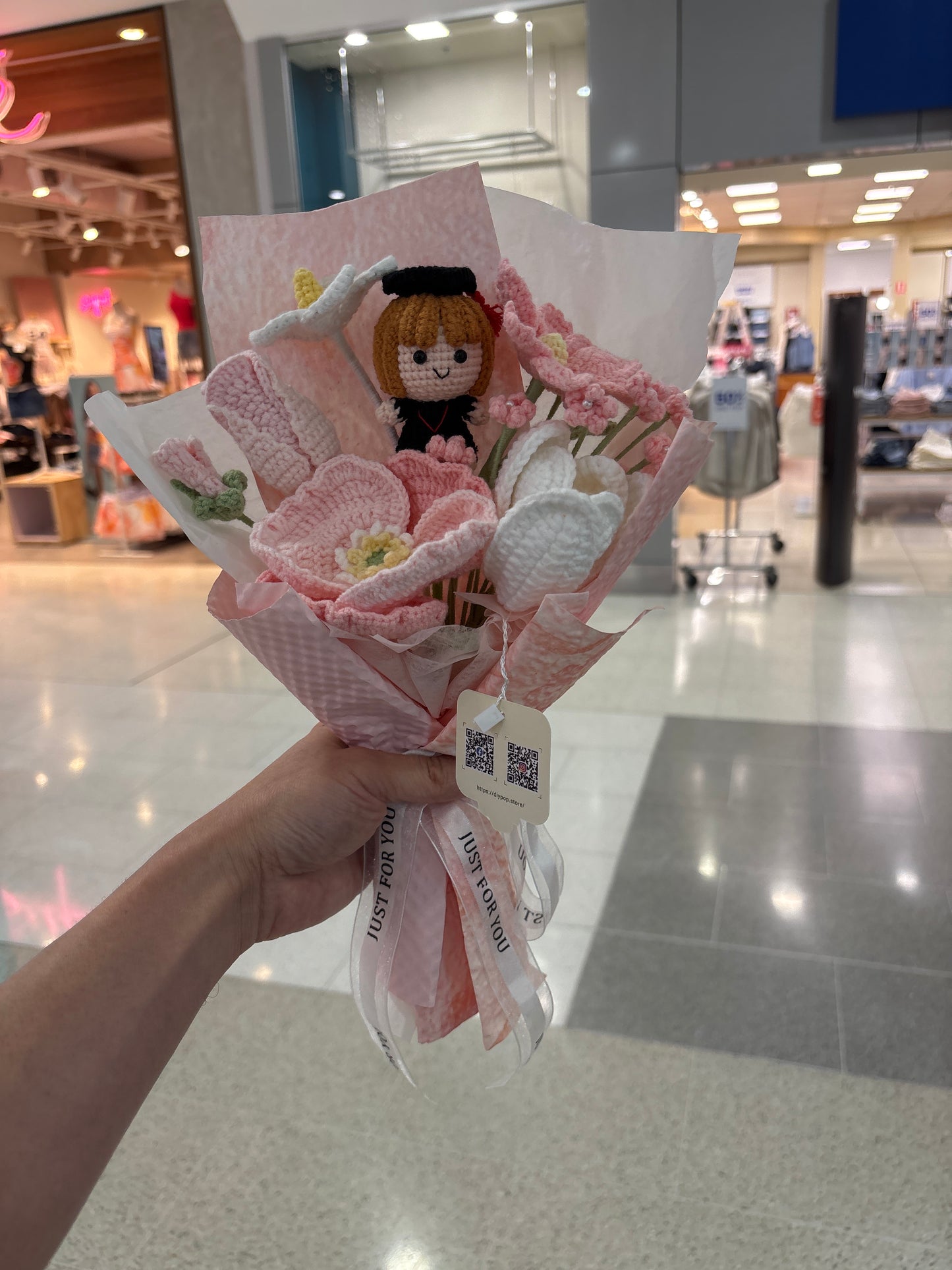 Handmade Crochet Graduation Bouquet