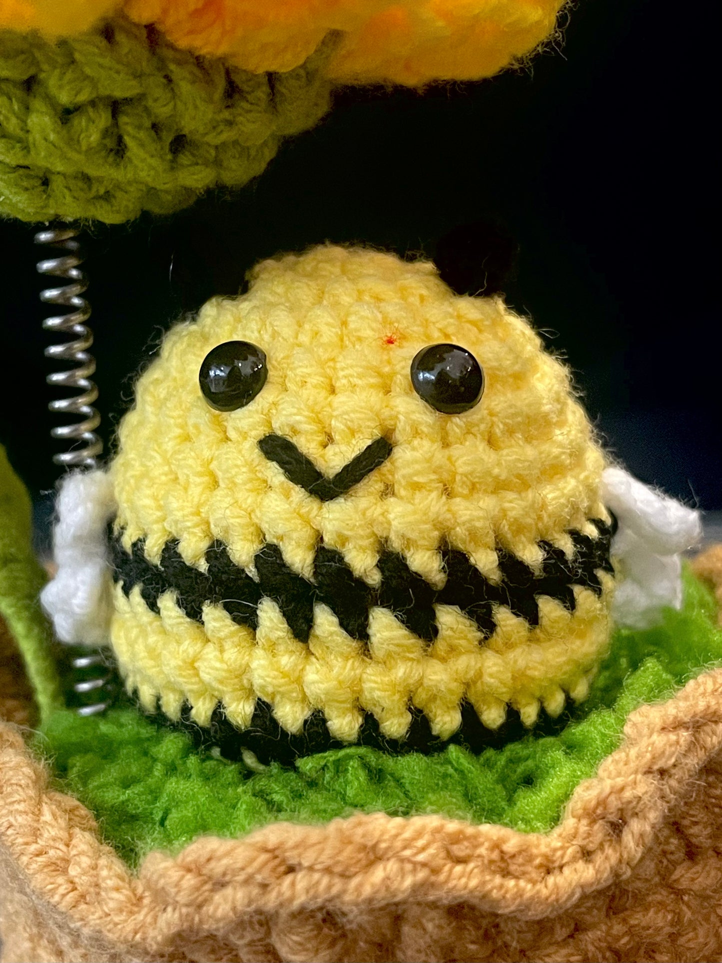 Handmade Crochet Flower Pot —— Sunflower & Animal