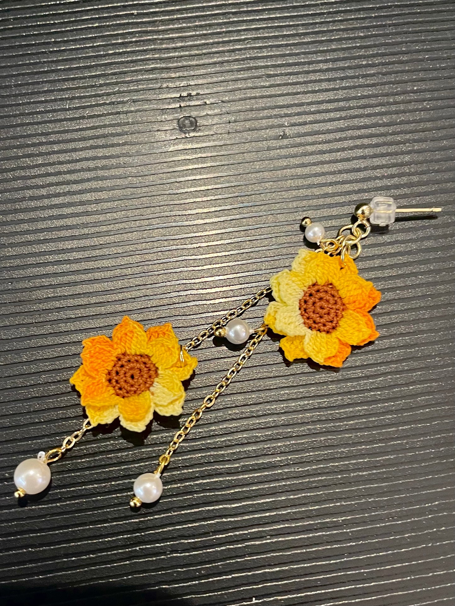 Sunflower Earrings (Double)