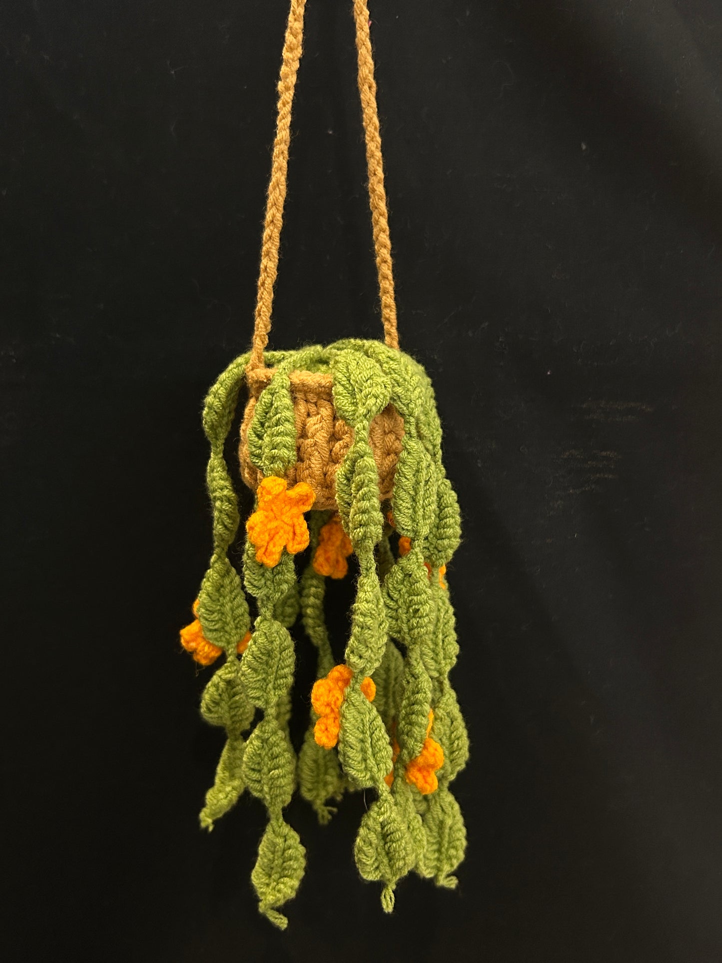 Hanging Leaf & Flower Basket