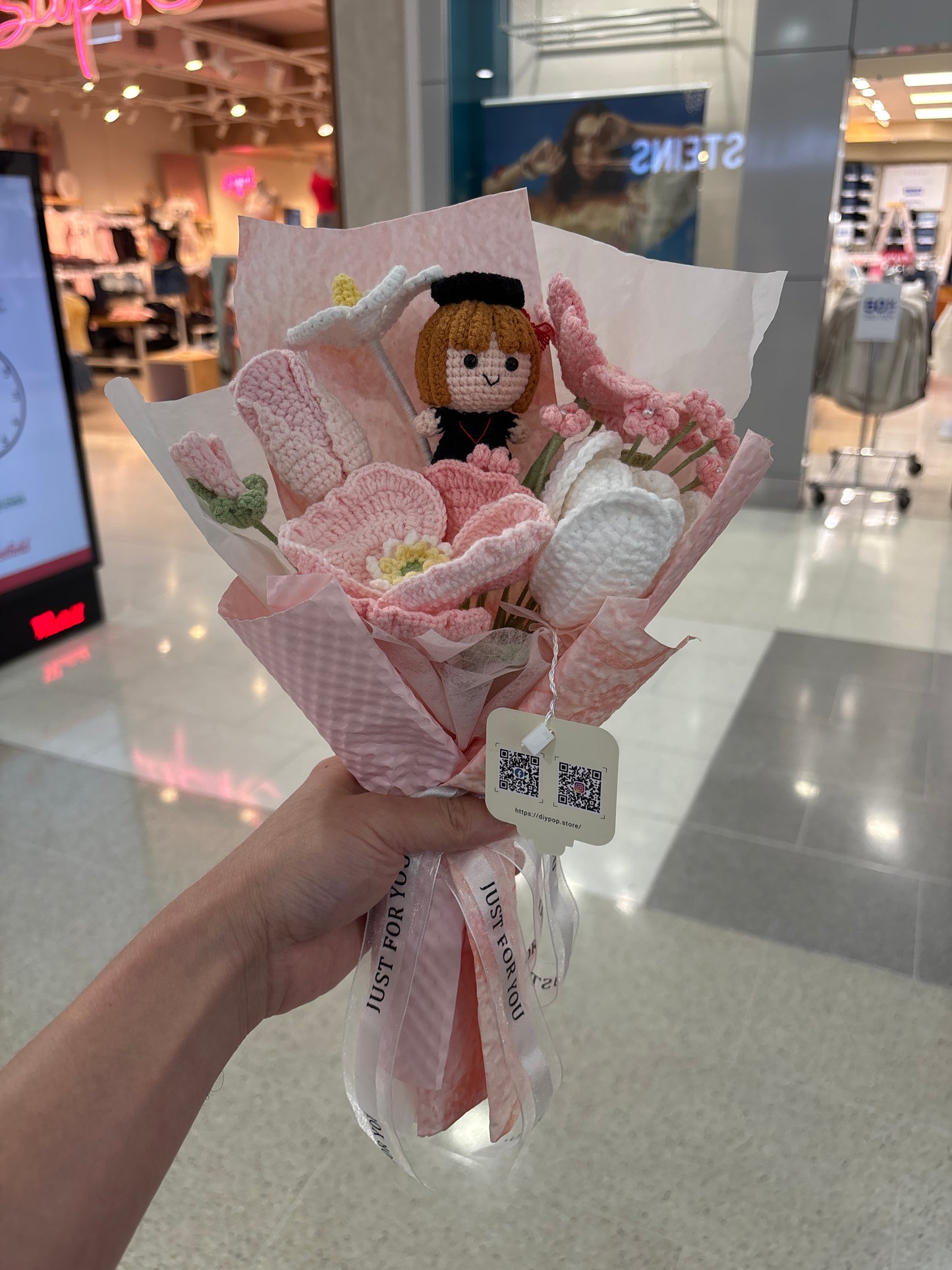 Handmade Crochet Graduation Bouquet