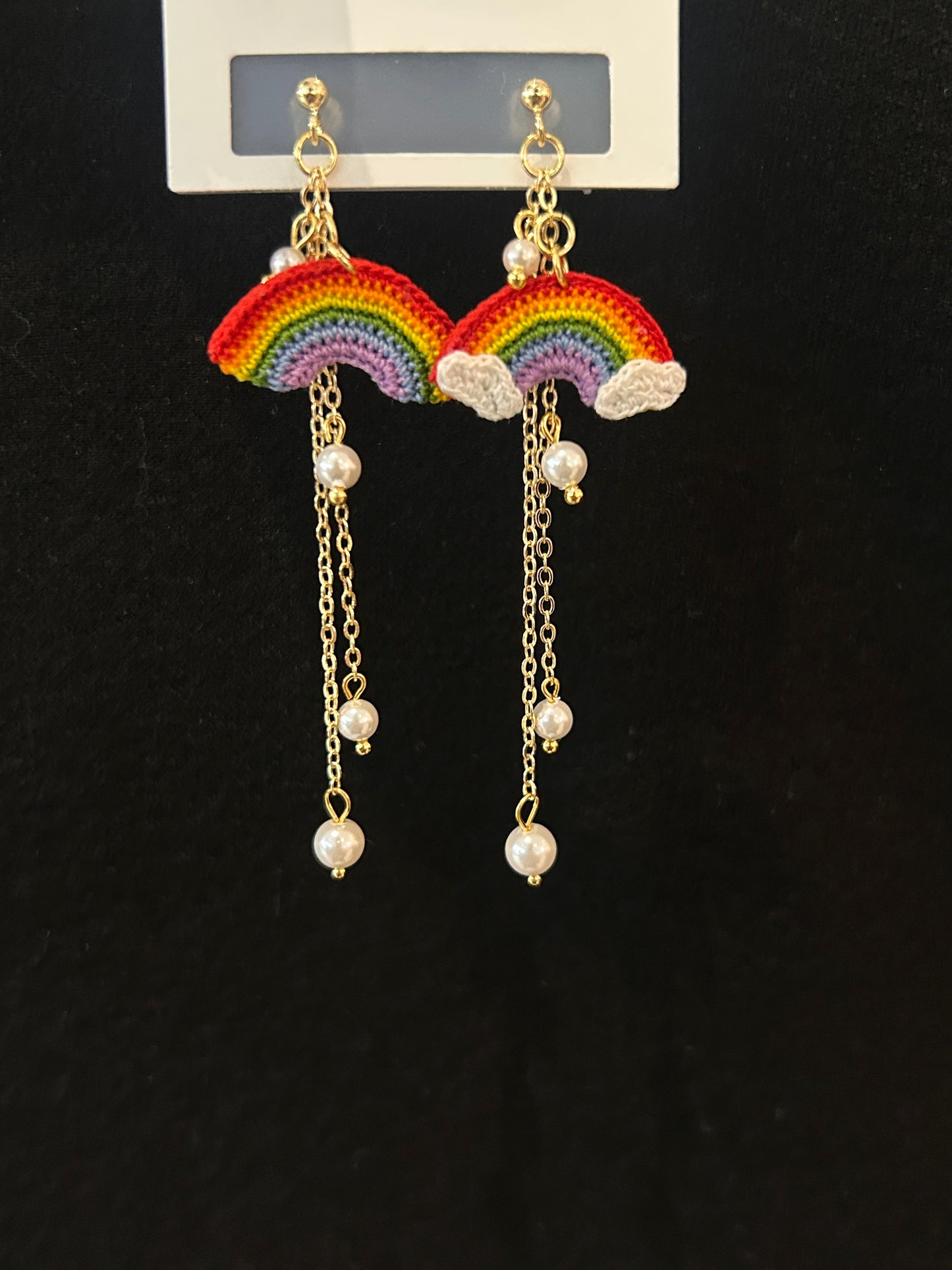 Rainbow Earrings (Pearl)